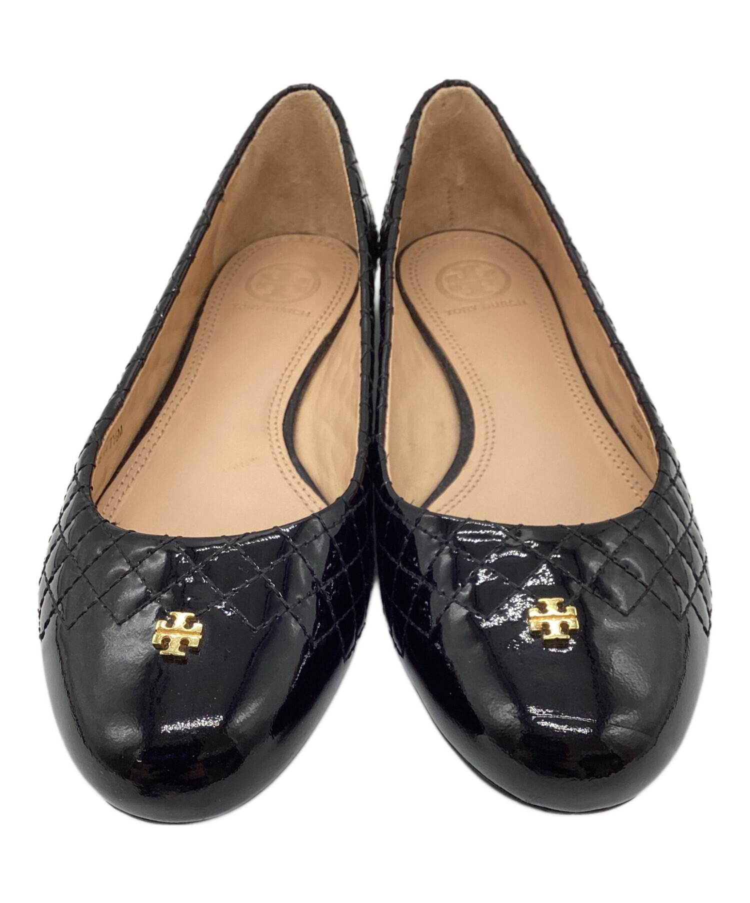 中古・古着通販】TORY BURCH (トリーバーチ) バレエパンプス ブラック