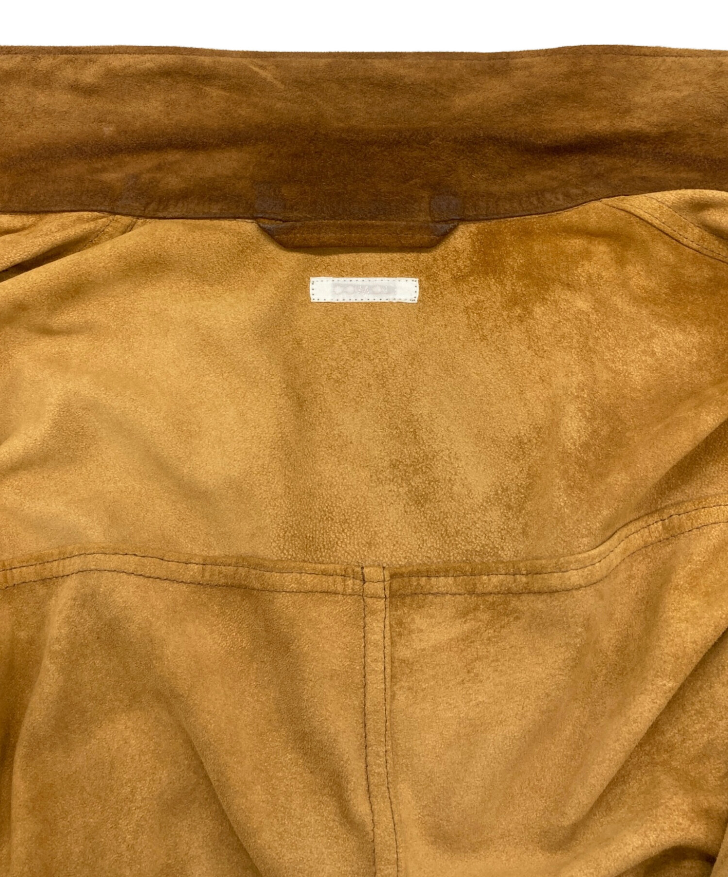 中古・古着通販】COMOLI (コモリ) スエード シャツジャケット ブラウン