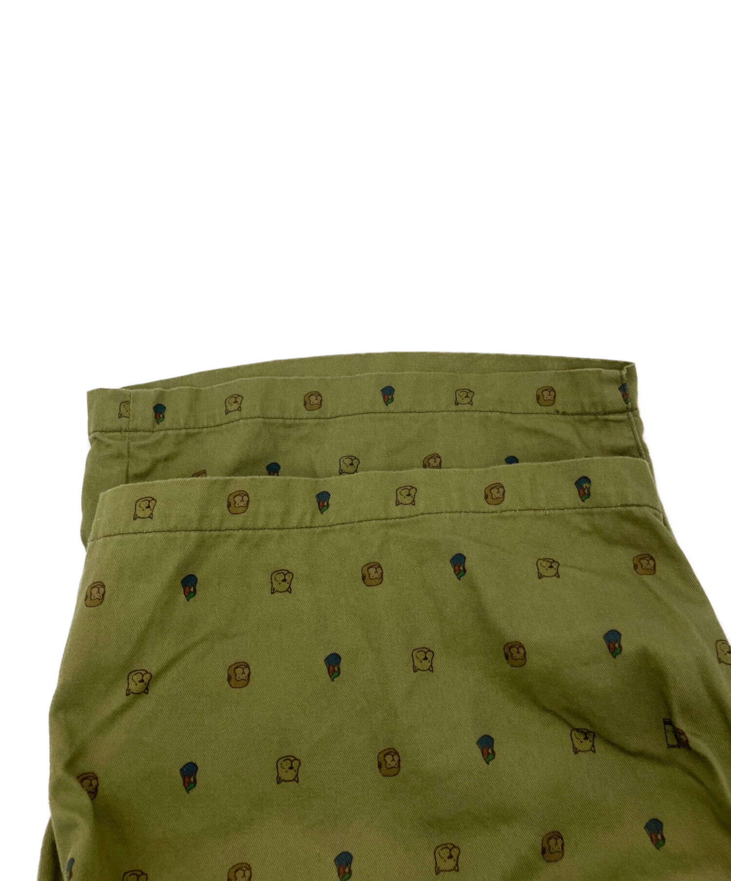 桃太郎JEANS 02-071/32インチ　お供プリント・ショートパンツ 中古・古着通販】MOMOTARO JEANS (桃太郎ジーンズ) お供プリント