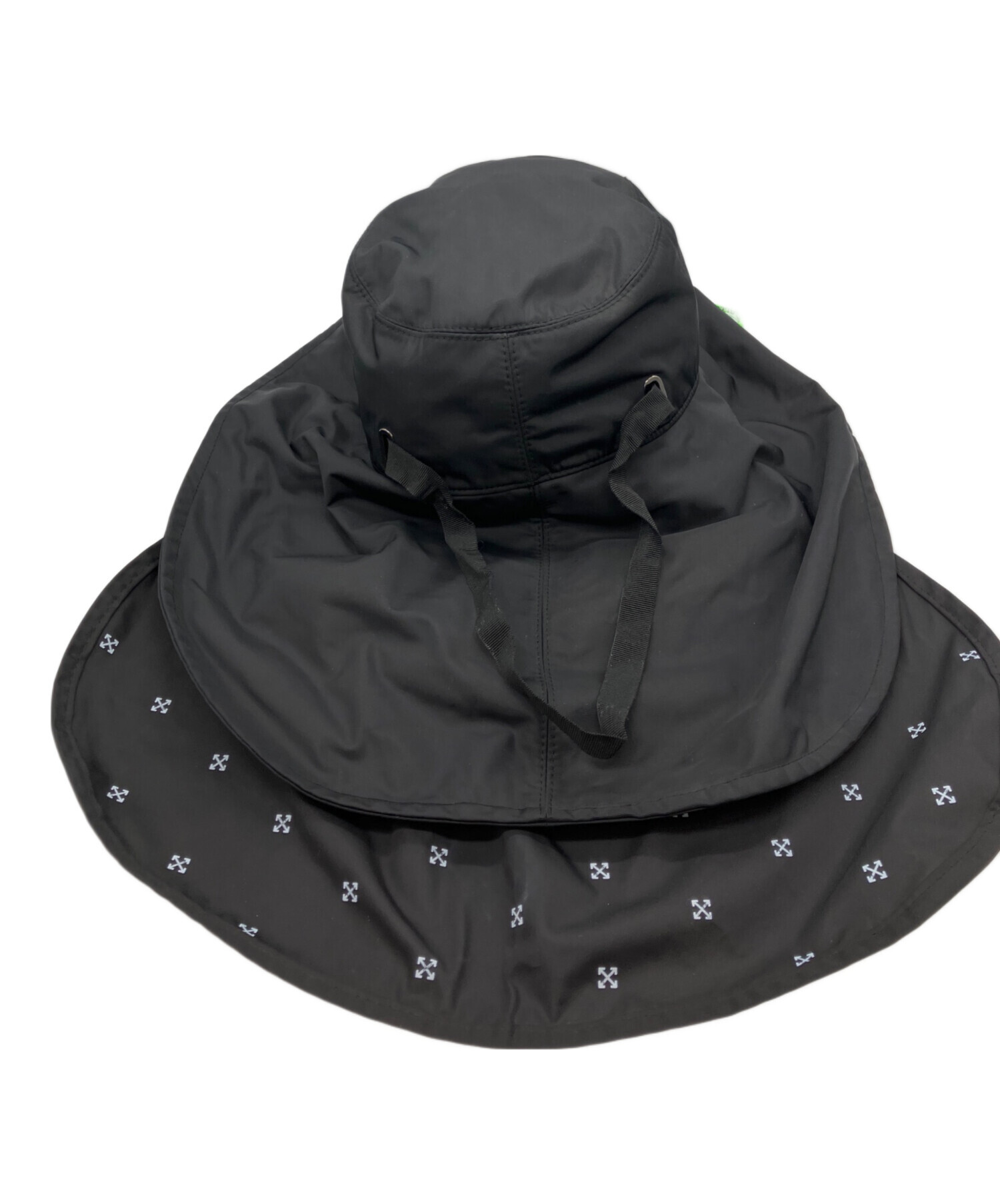 off-white バケットハット 中古・古着通販】OFFWHITE (オフホワイト) バケットハット ブラック