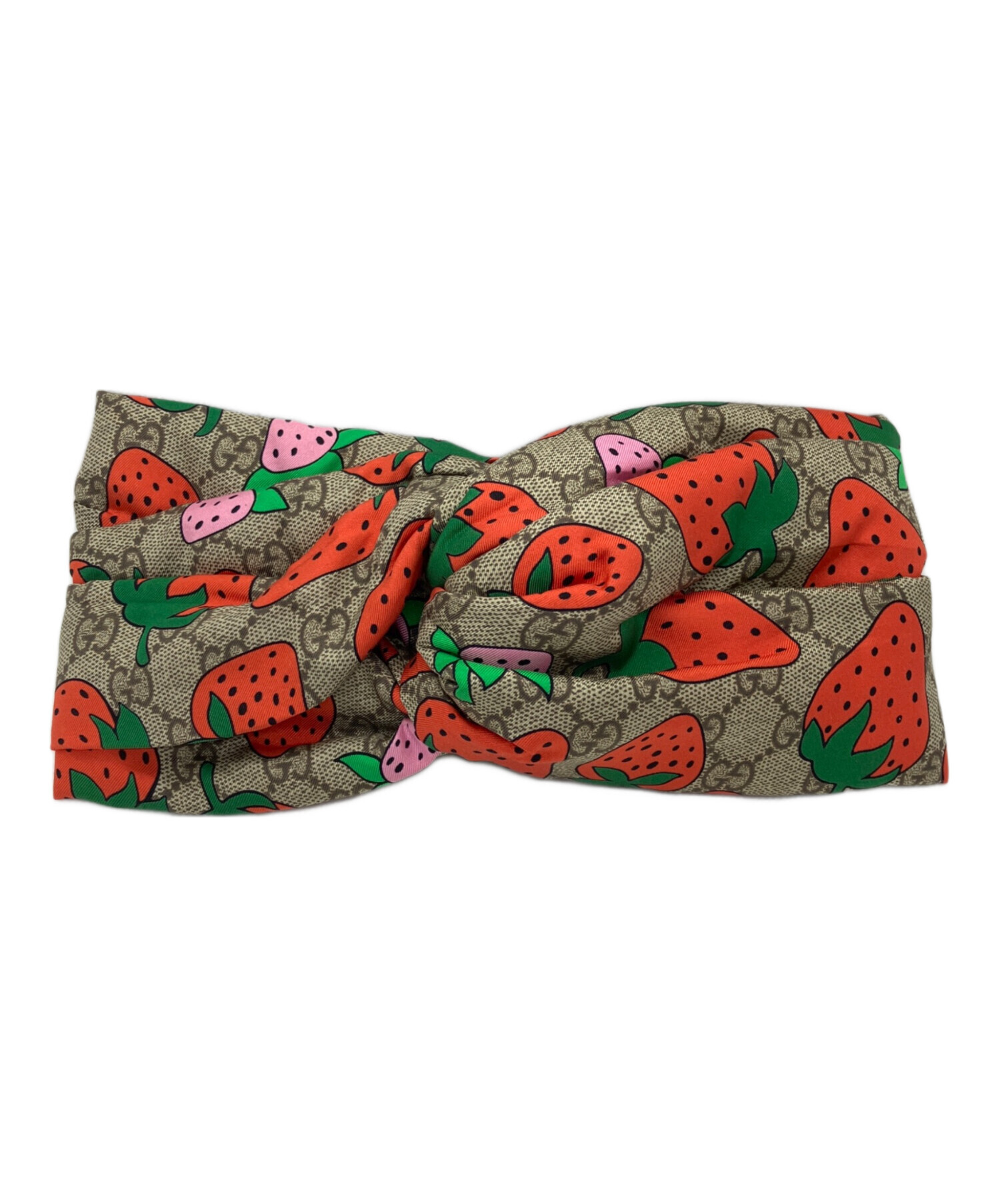 中古・古着通販】GUCCI (グッチ) ヘッドバンド ベージュ サイズ:M(57cm 