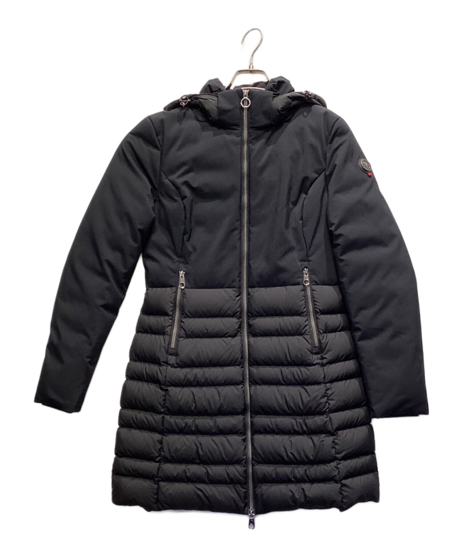 中古・古着通販】CAPE HORN (ケープホーン) 切替ダウンコート ブラック