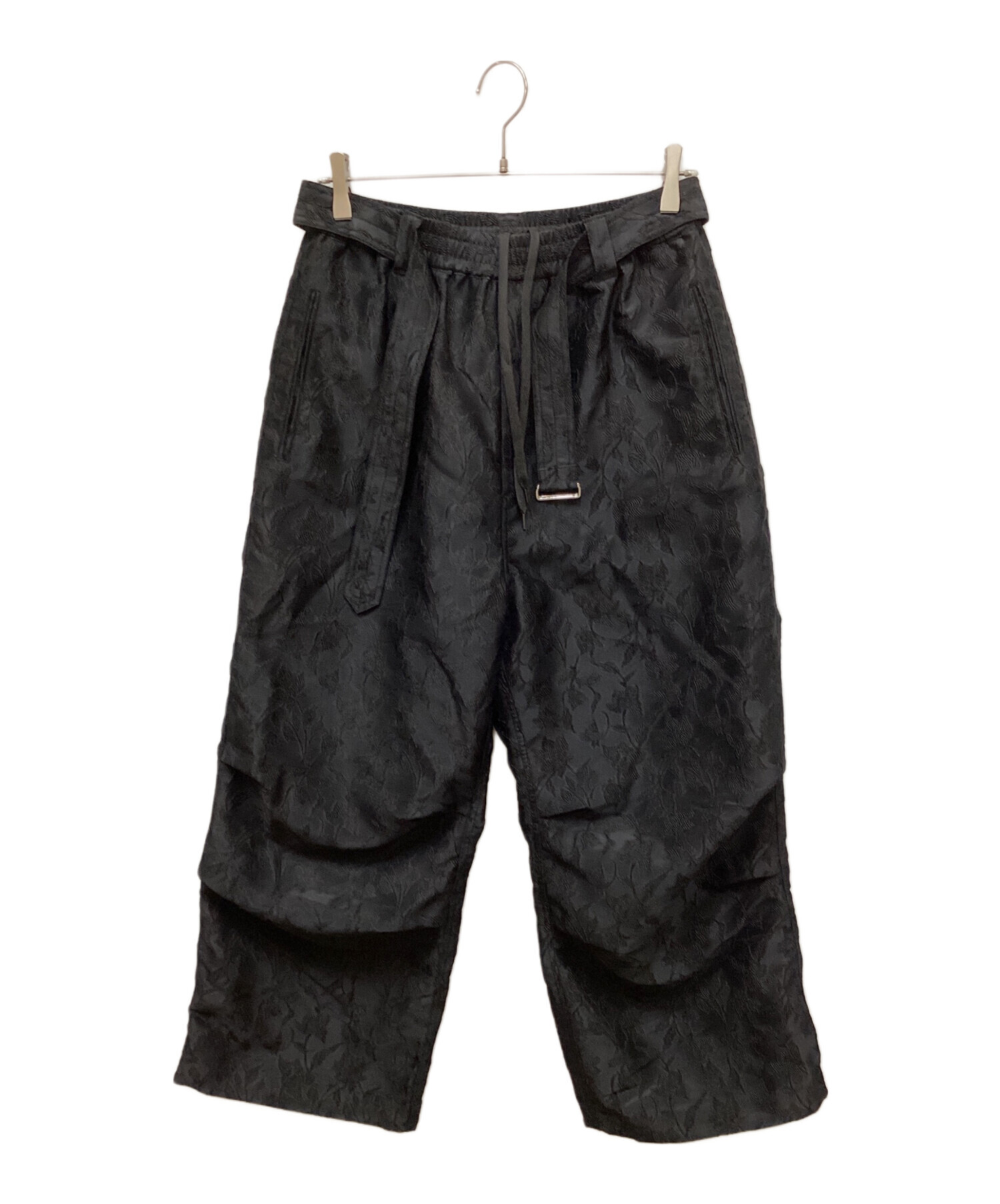 なす　メゾンスペシャル　パンツ MAISON SPECIAL（メゾンスペシャル） パンツ Asymmetry Zipper Curve