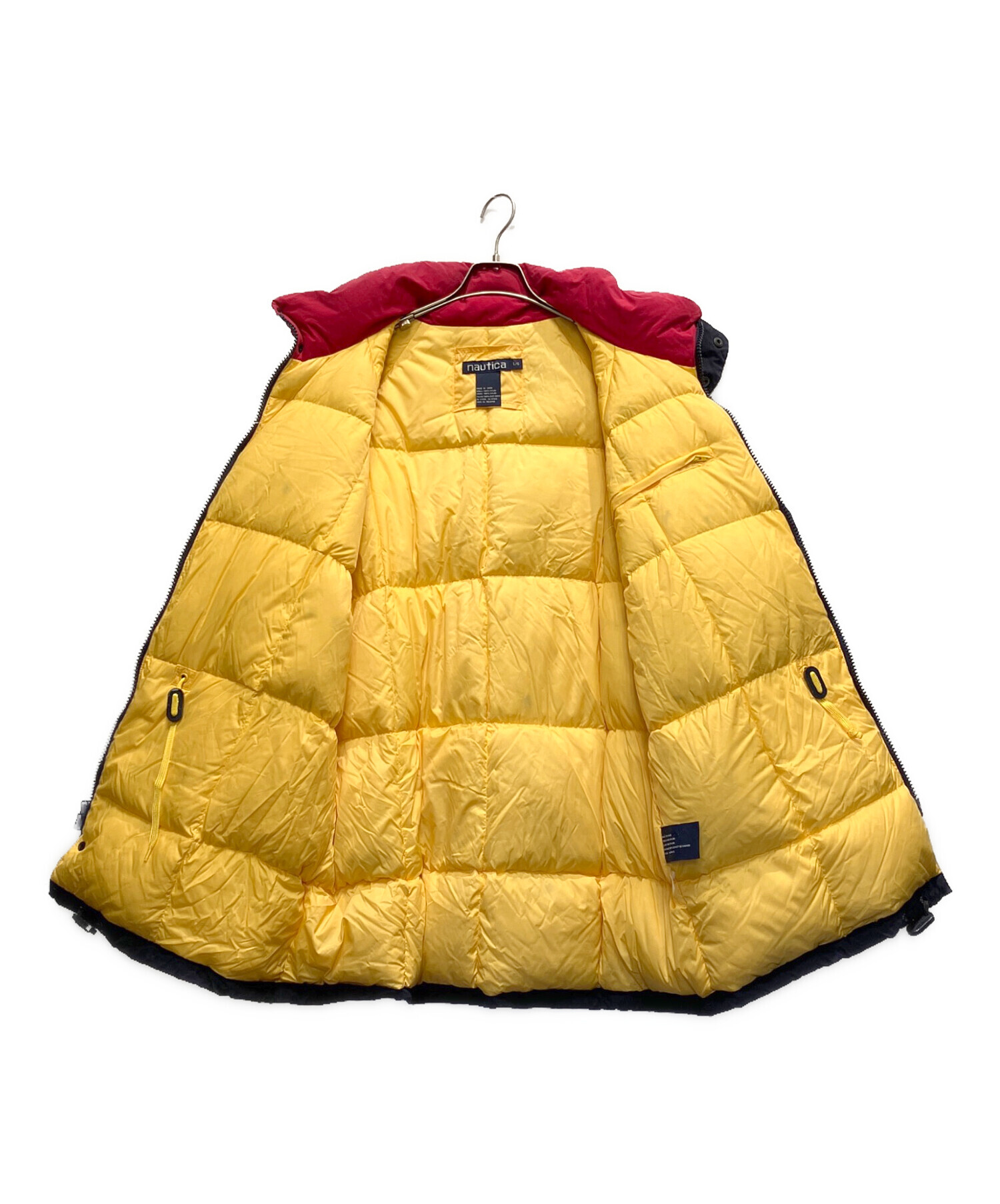 中古・古着通販】NAUTICA (ノーティカ) ダウンジャケット ネイビー 
