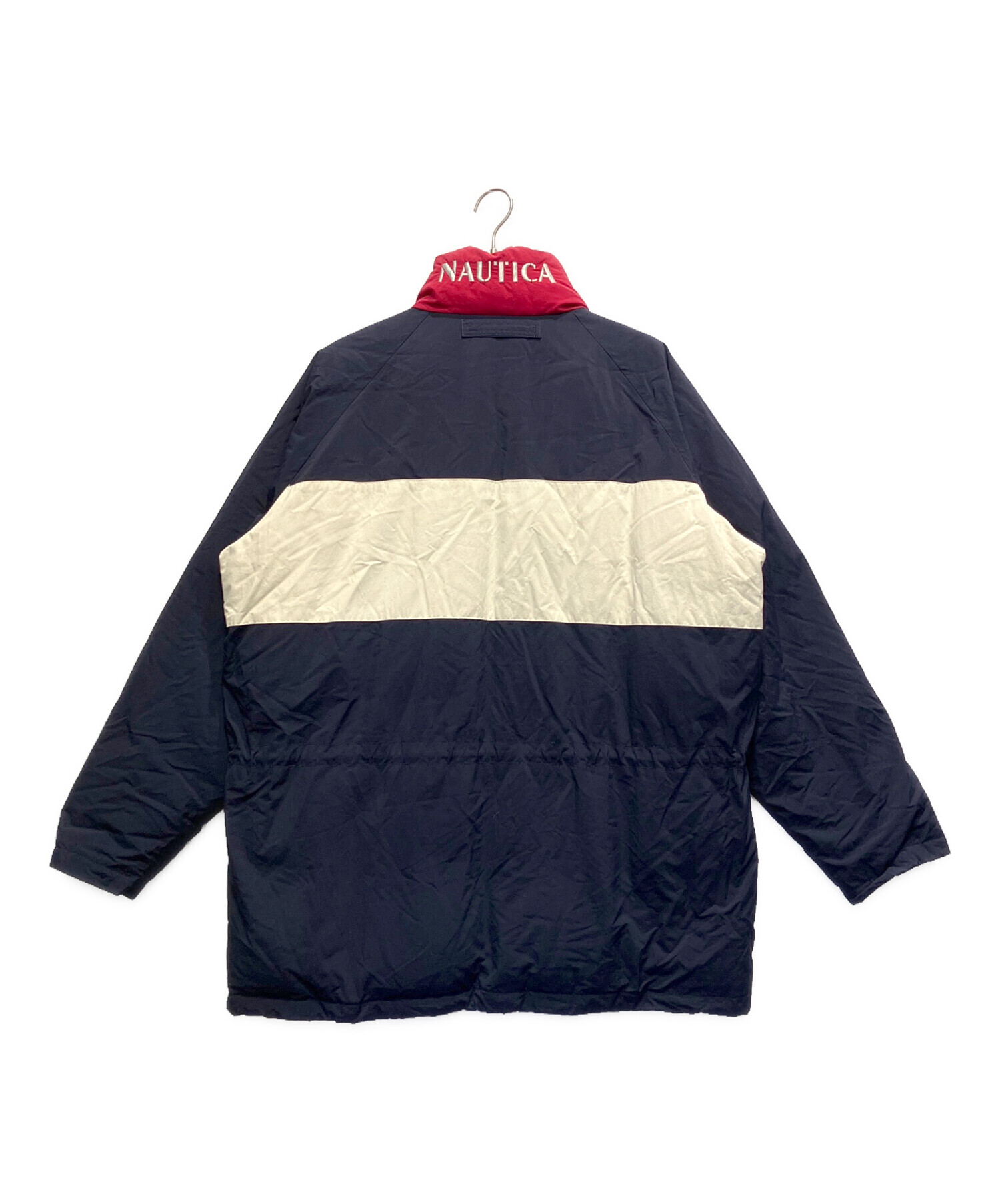 中古・古着通販】NAUTICA (ノーティカ) ダウンジャケット ネイビー 