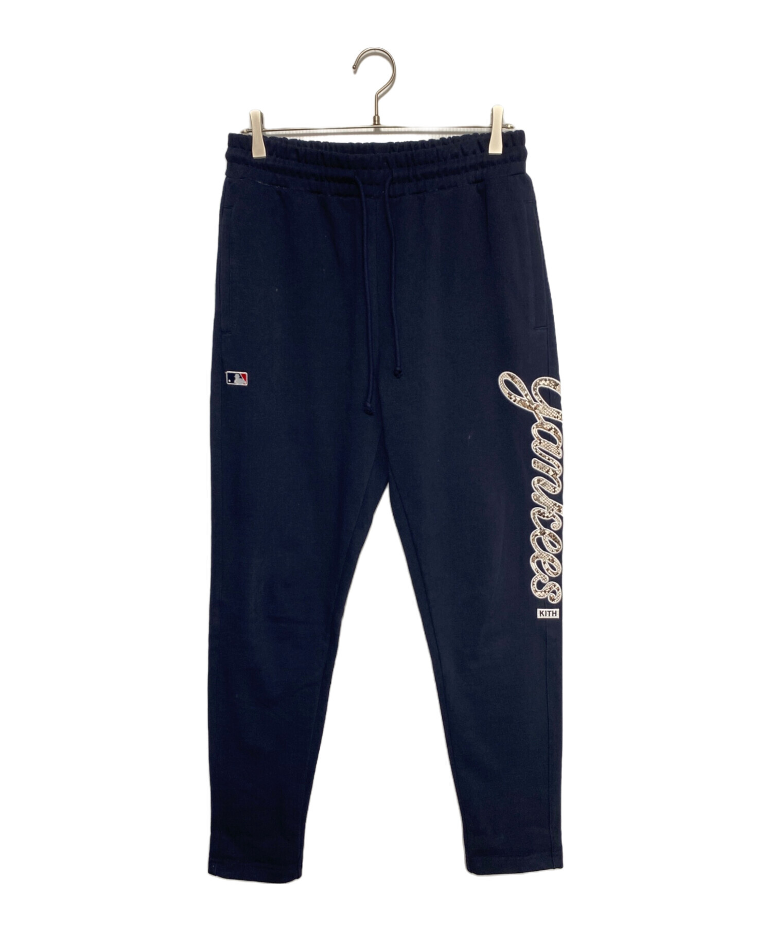 KITH キス スウェットパンツ M 紺 【古着】【中古】【送料無料】 中古・古着通販】KITH (キス) NEW YORK YANKEES (ニューヨーク