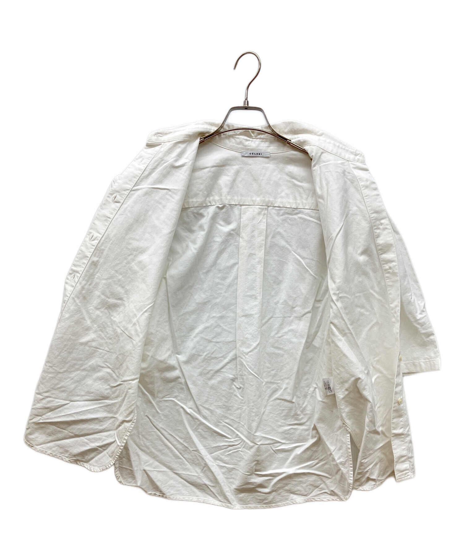 中古・古着通販】CELERI (セルリ) パフスリーブオックスフォードシャツ