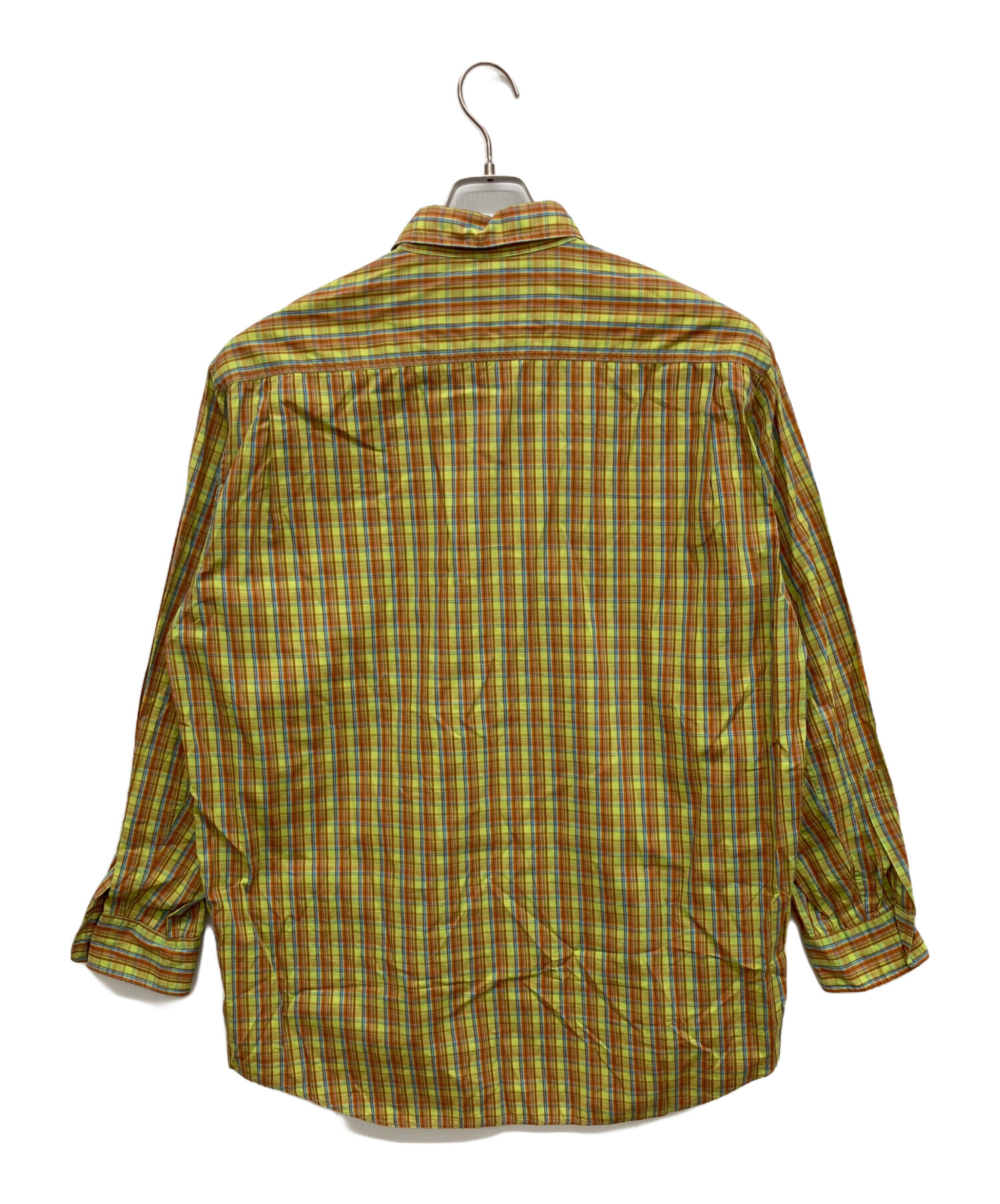 Nigel Cabourn ブロックチェックシャツ 48 2トーンカラー 中古・古着通販】NIGEL CABOURN (ナイジェルケーボン) チェックシャツ