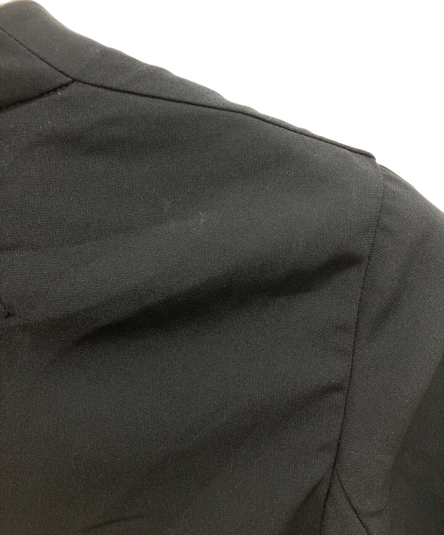 中古・古着通販】theory (セオリー) Powder Crepe Collarless JKT N