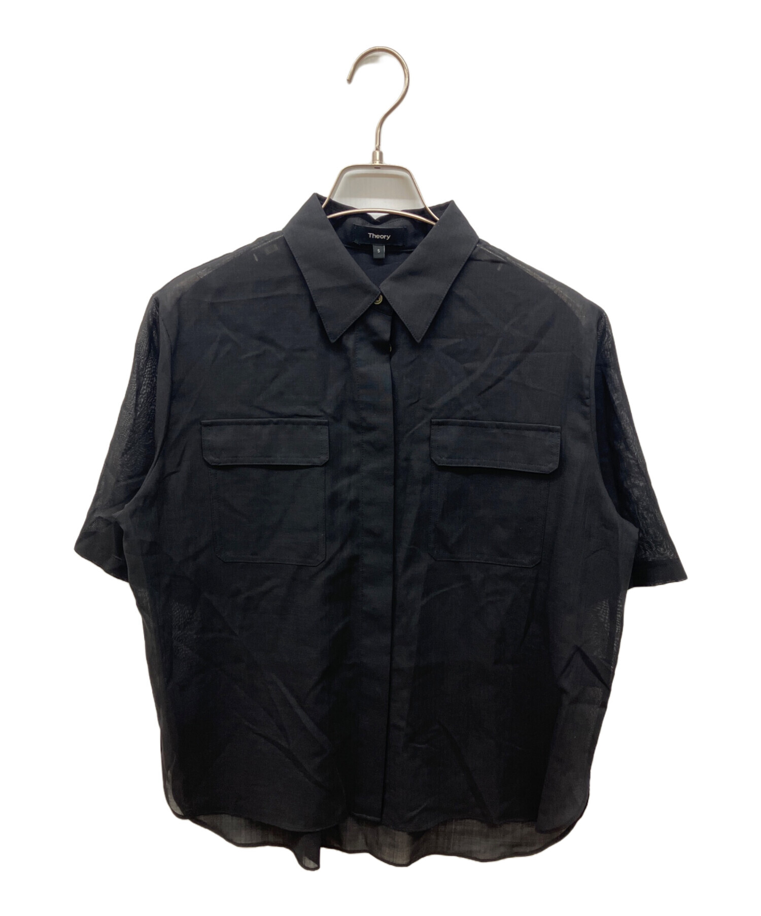 中古・古着通販】theory (セオリー) CHAMBRAY VOILE SS CLASSIC SHIRT