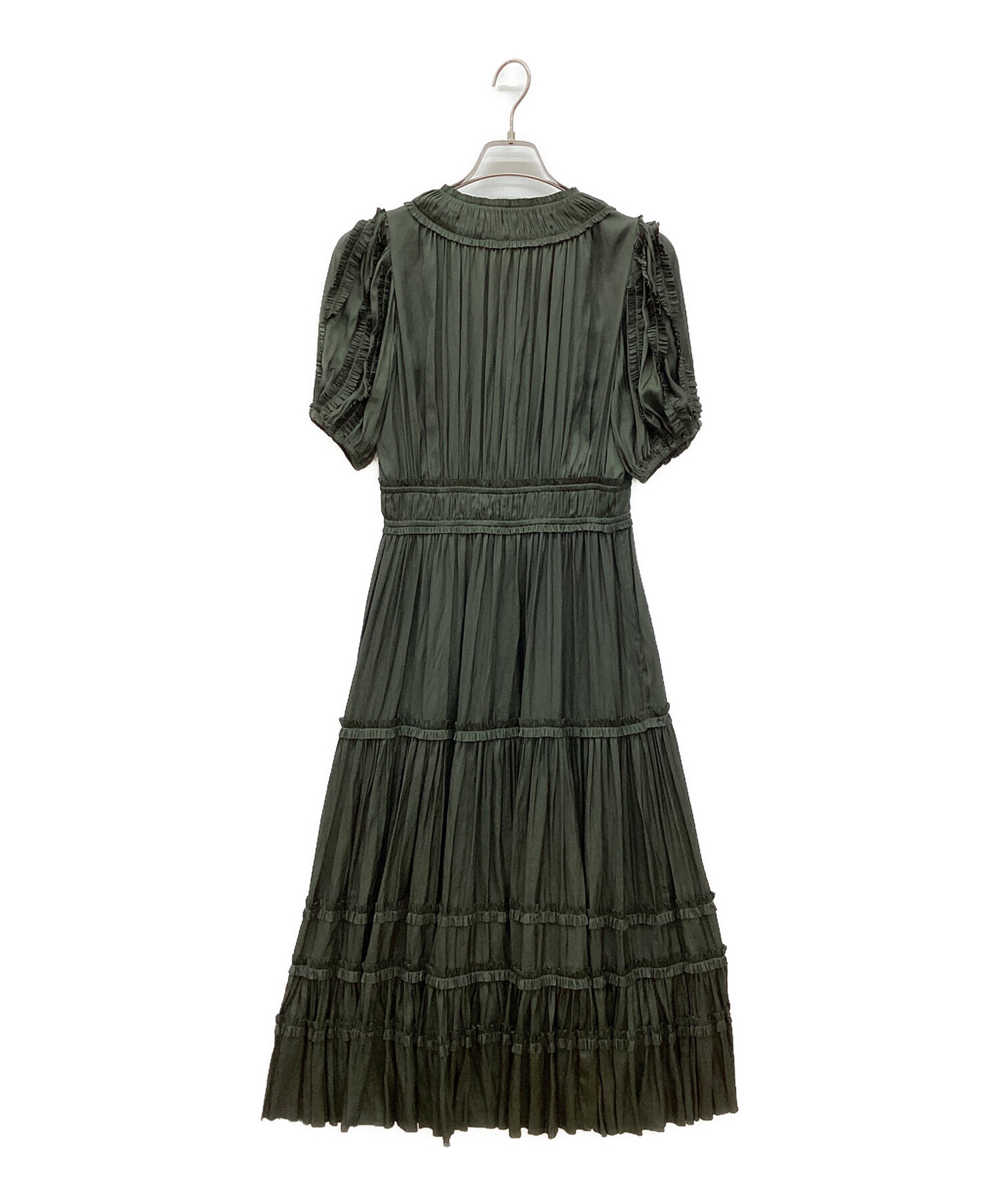 中古・古着通販】ULLA JOHNSON (ウラ ジョンソン) ギャザーワンピース 