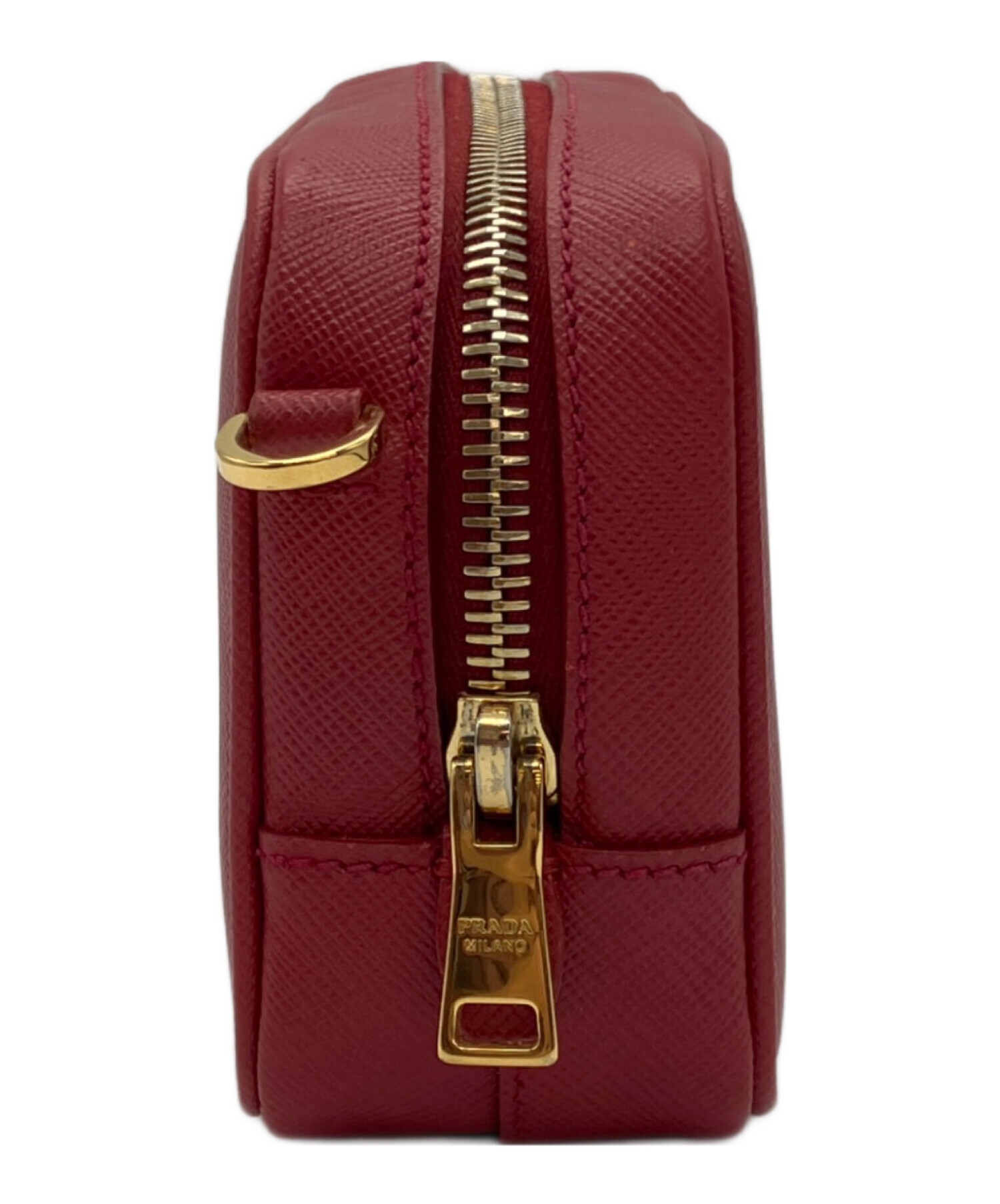 中古・古着通販】PRADA (プラダ) サフィアーノレザーミニショルダー