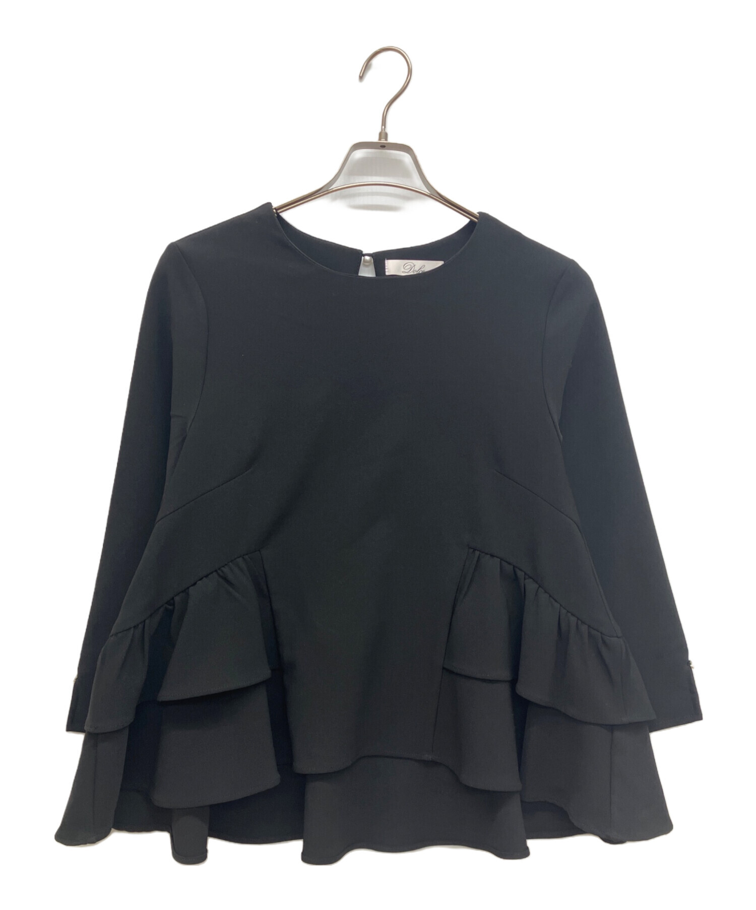 専用 メゾンドドルチェ オケージョンセットぺプラムブラウス パンツ ブラック 中古・古着通販】maison de Dolce. (メゾンドドルチェ) オケージョン