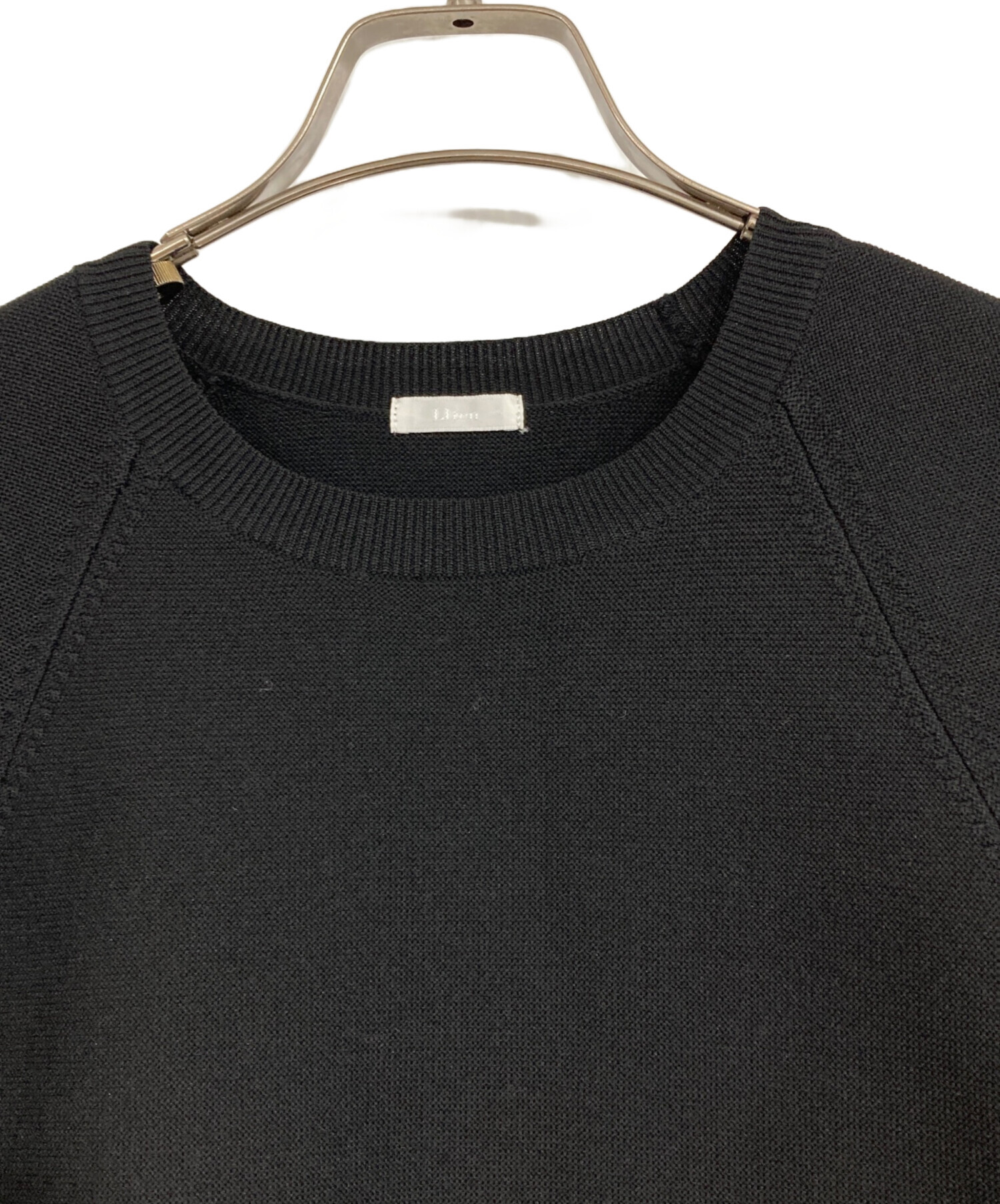 LIten / リテン bonbon knitブラック 中古・古着通販】LIten (リテン) Bonbon Knit/ボンボンニット ブラック