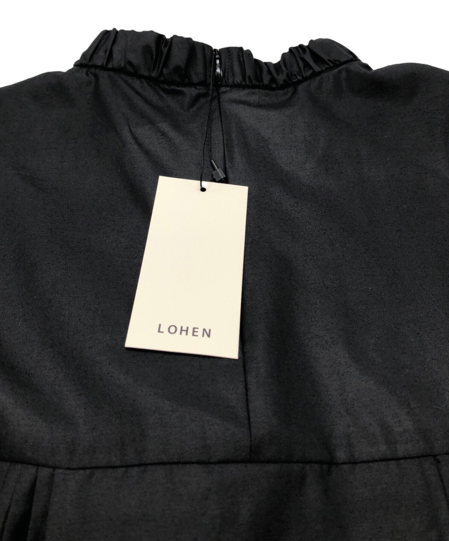 中古・古着通販】LOHEN (ローヘン) ギャザースタンドカラーブラウス