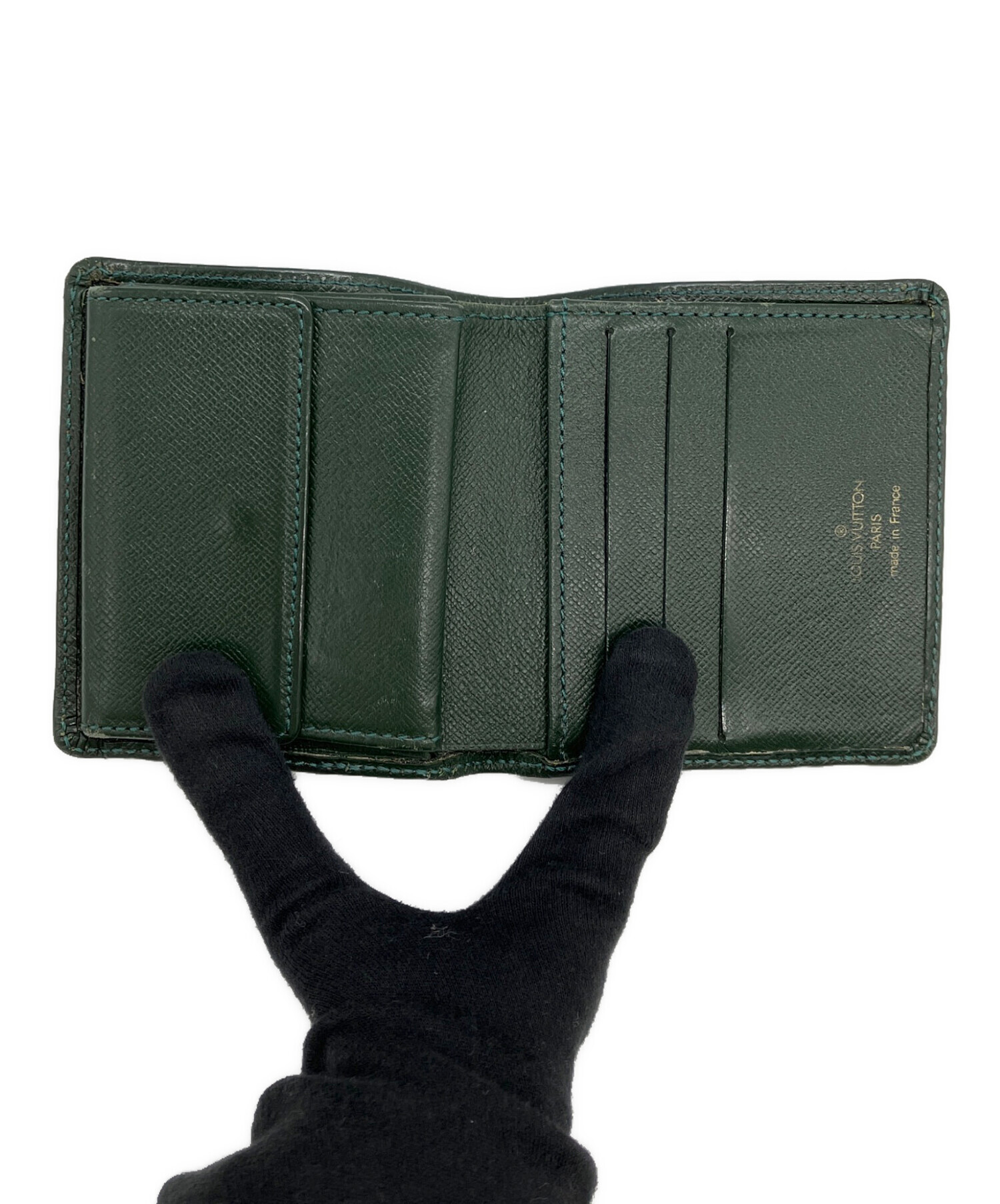 中古・古着通販】LOUIS VUITTON (ルイ ヴィトン) 2つ折り財布 グリーン