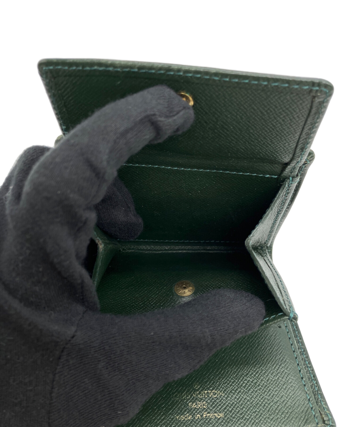 LOUIS VUITTON 二つ折り財布 ジェイドグリーン 新品未使用 中古・古着通販】LOUIS VUITTON (ルイ ヴィトン) 2つ折り財布 グリーン