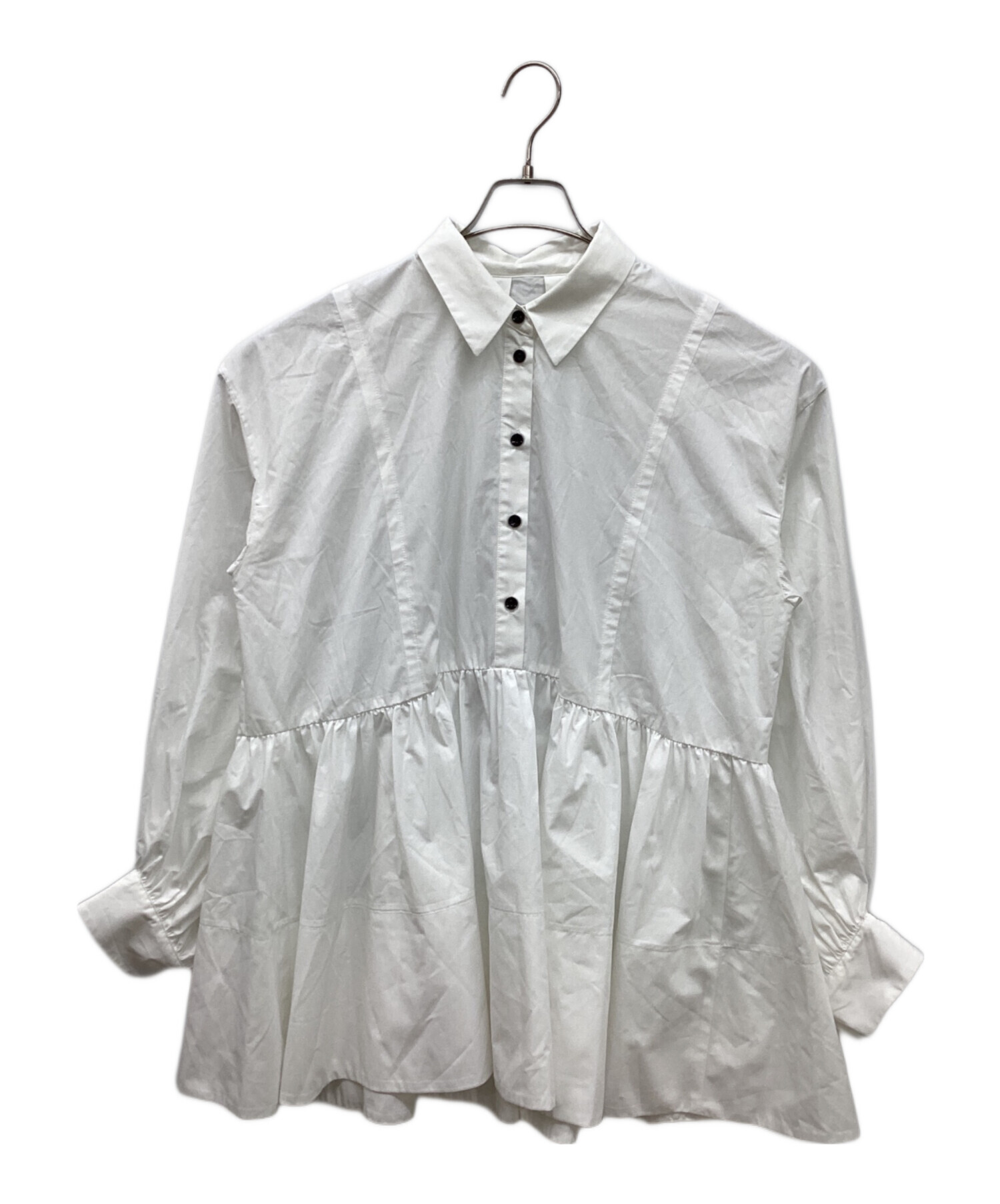 中古・古着通販】CADUNE (カデュネ) ボウ付きシャツチュニック 