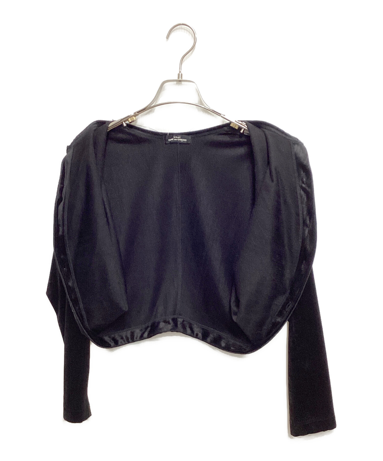 美品 希少 トリココムデギャルソン ベロア パッチワーク カーディガン トップス 中古・古着通販】tricot COMME des GARCONS (トリココムデギャルソン