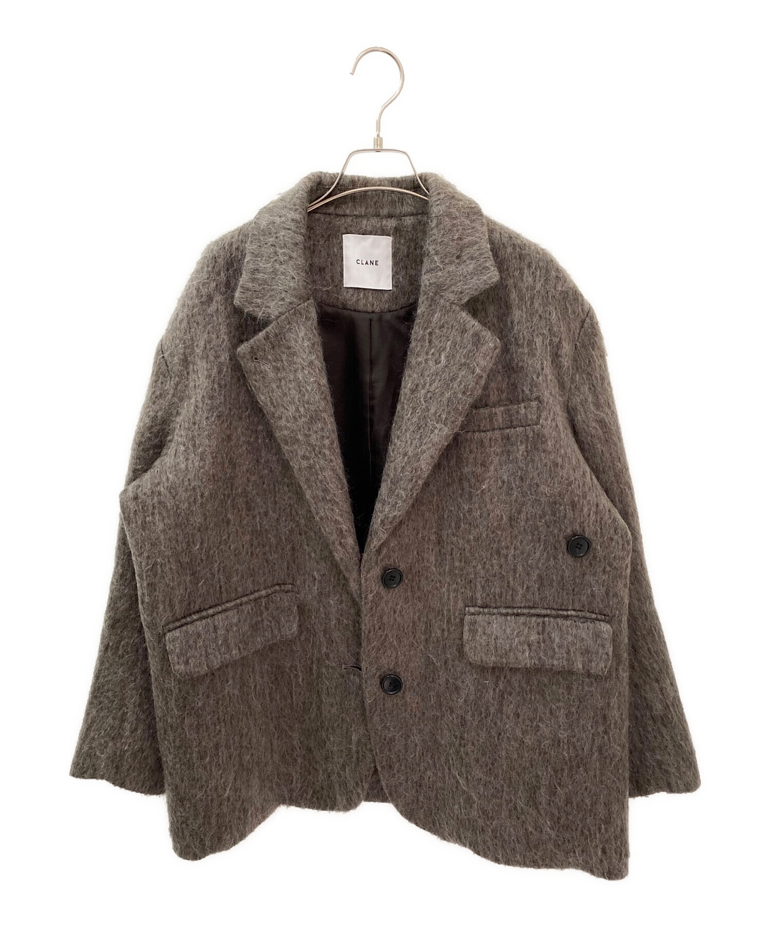 中古・古着通販】CLANE (クラネ) MIX SHAGGY OVER TAILORED JACKET 