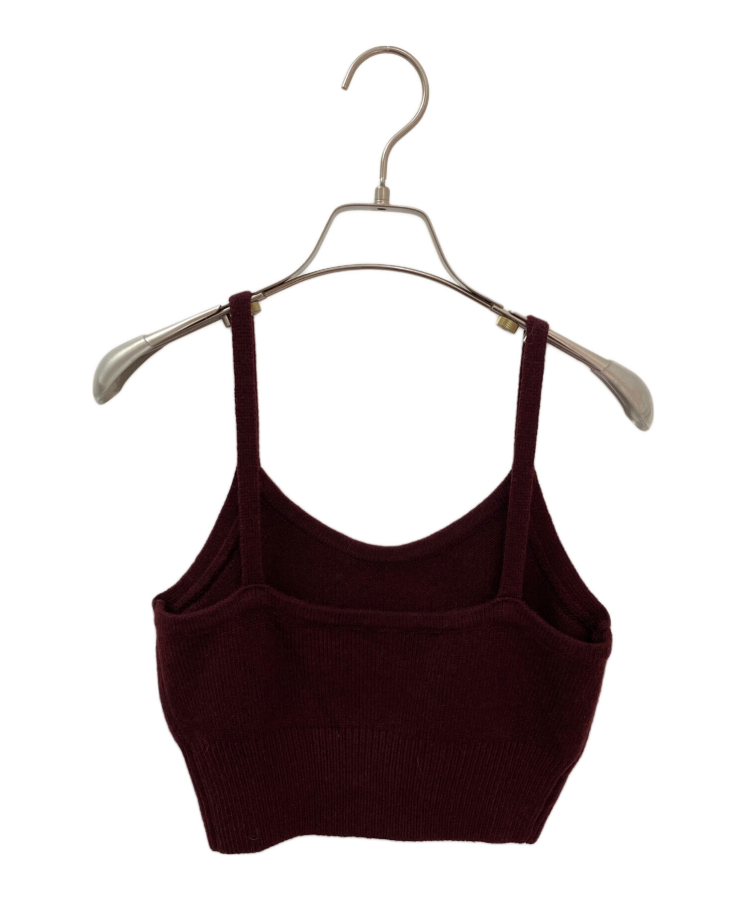 中古・古着通販】CLANE (クラネ) BUSTIER SET BOAT NECK KNIT CARDIGAN