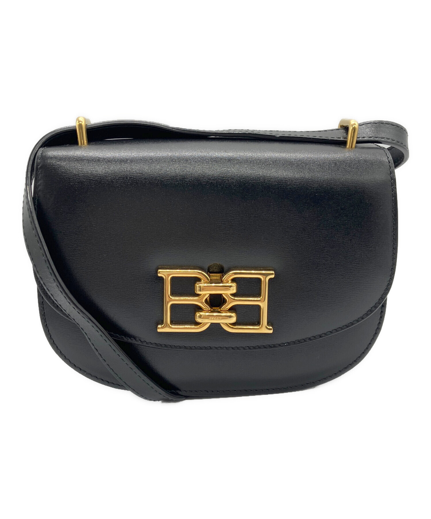 BALLY ボディバッグ 中古・古着通販】BALLY (バリー) クロスボディバッグ ブラック