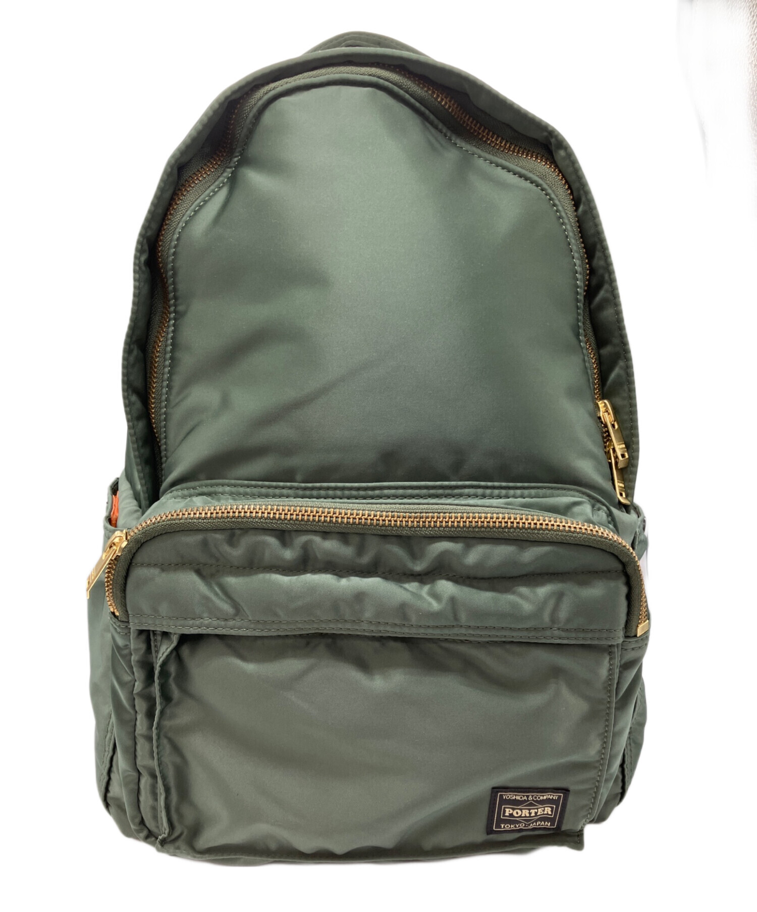 希少モデル☆ポーター デイパックL リュック サイドポケット セージ