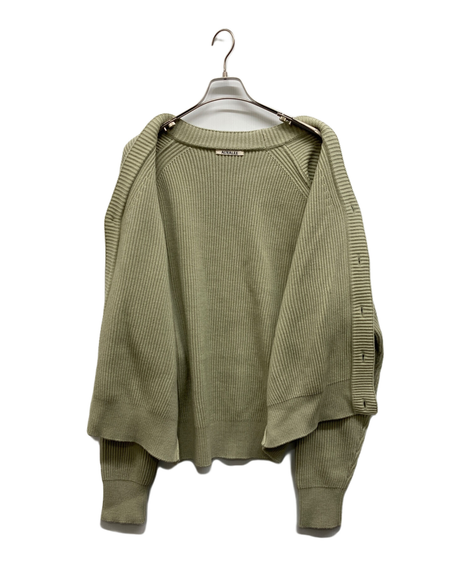 中古・古着通販】AURALEE (オーラリー) FRENCH MERINO RIB KNIT