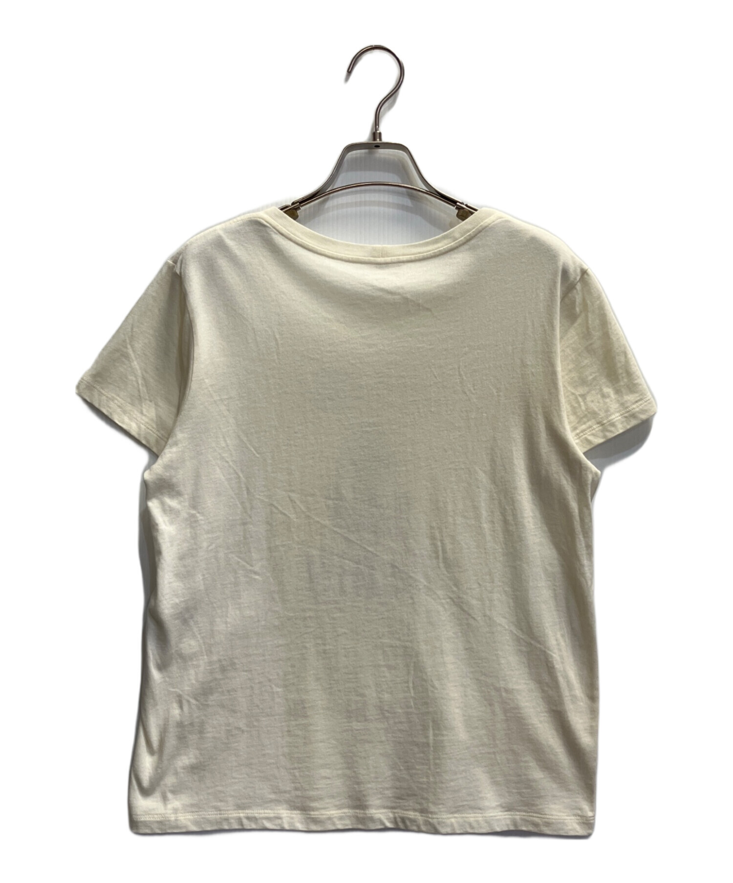 美品 CELINE セリーヌ モノグラム ロゴ 半袖 Tシャツ Ⅼサイズ ピンク  レディース 古着 中古 USED CELINE（セリーヌ） 美品 モノグラム ロゴ 半袖 Tシャツ ?サイズ