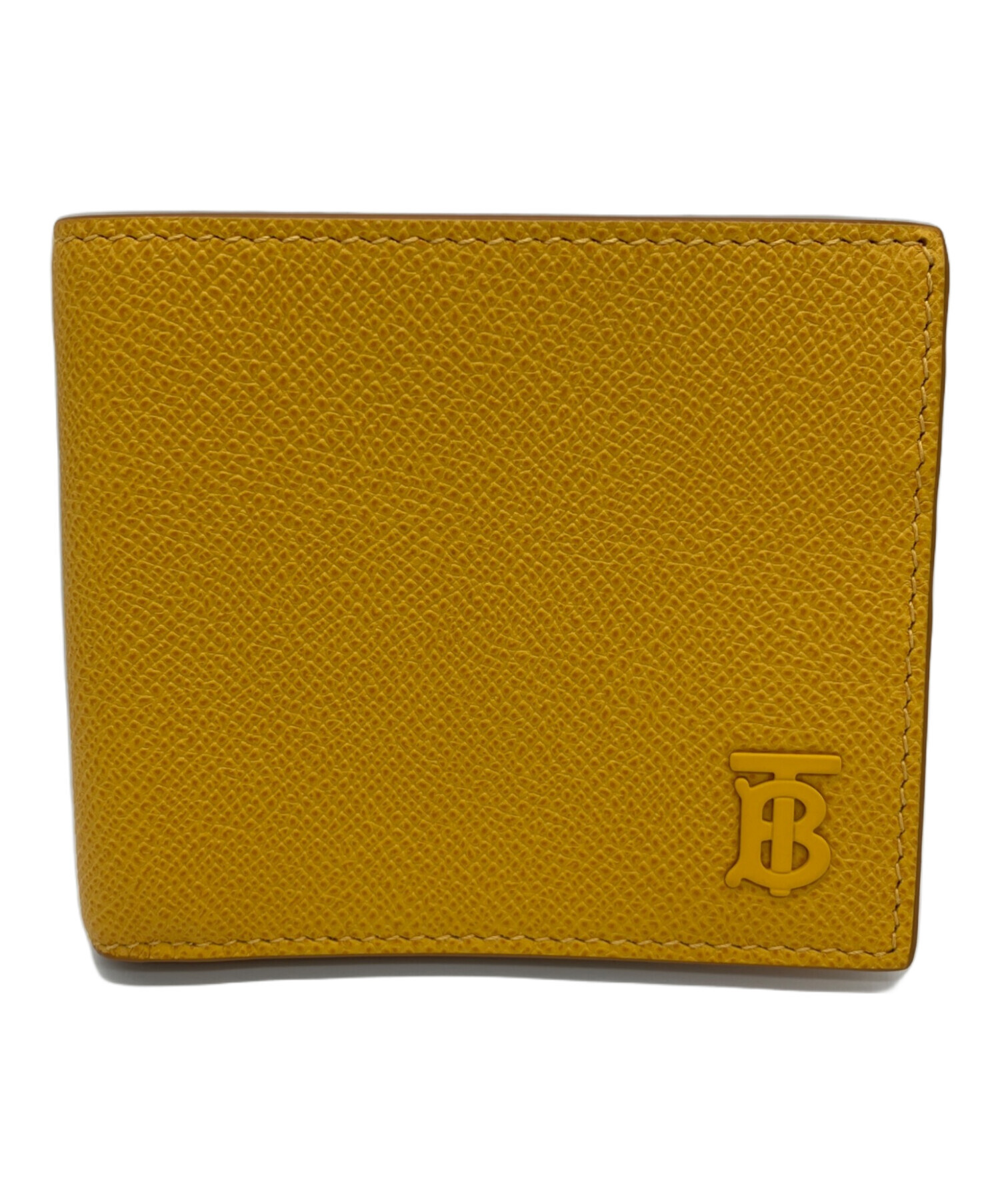 中古・古着通販】BURBERRY (バーバリー) 2つ折り財布 イエロー