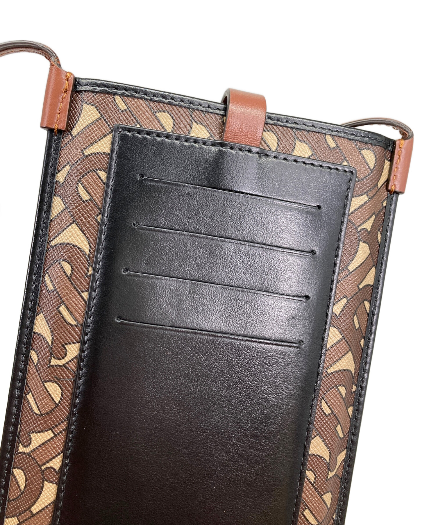 中古・古着通販】BURBERRY (バーバリー) スマホショルダー ブラウン
