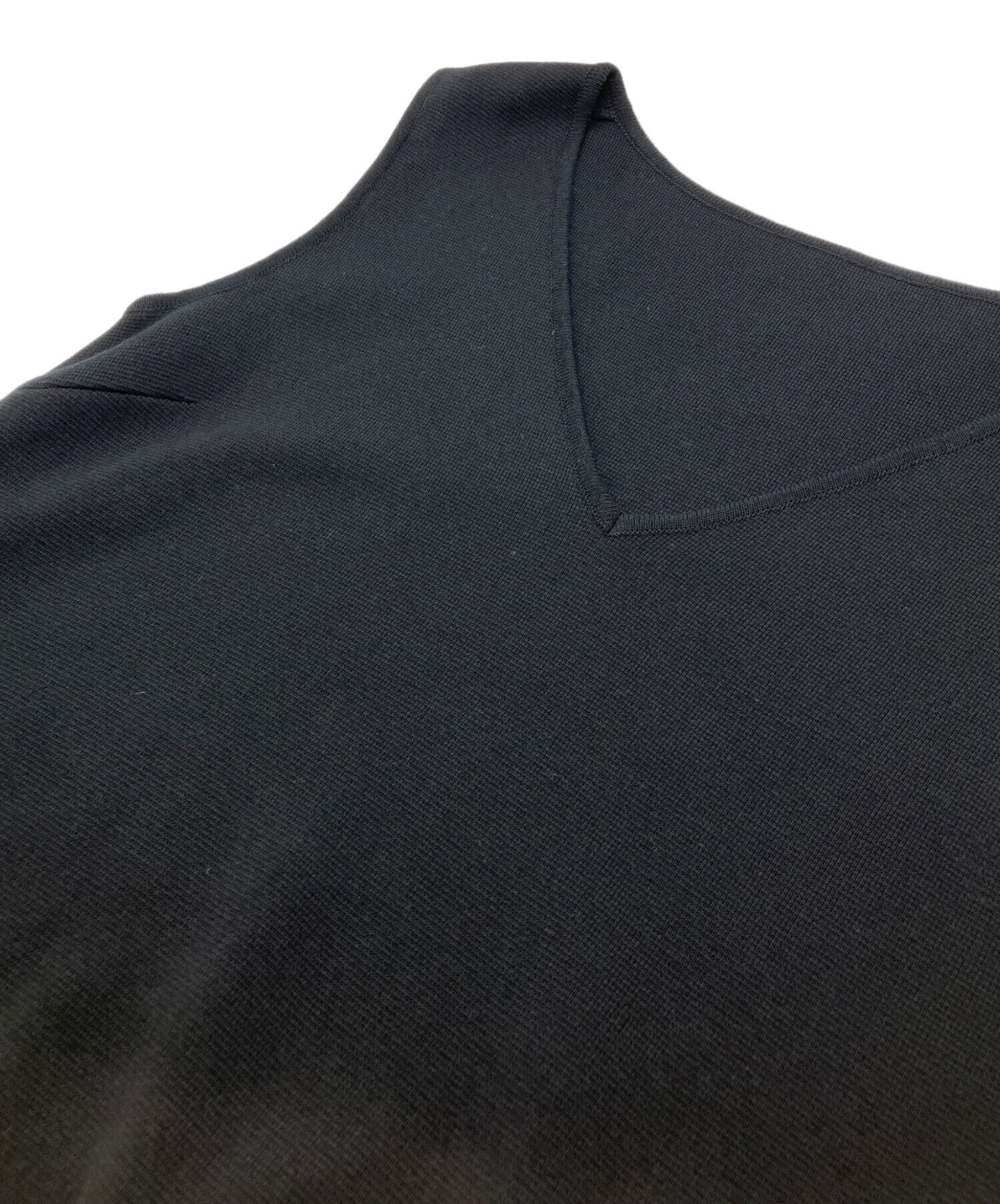 FOXEY ニットワンピース　ブラック　38 中古・古着通販】FOXEY (フォクシー) ノースリーブニットワンピース