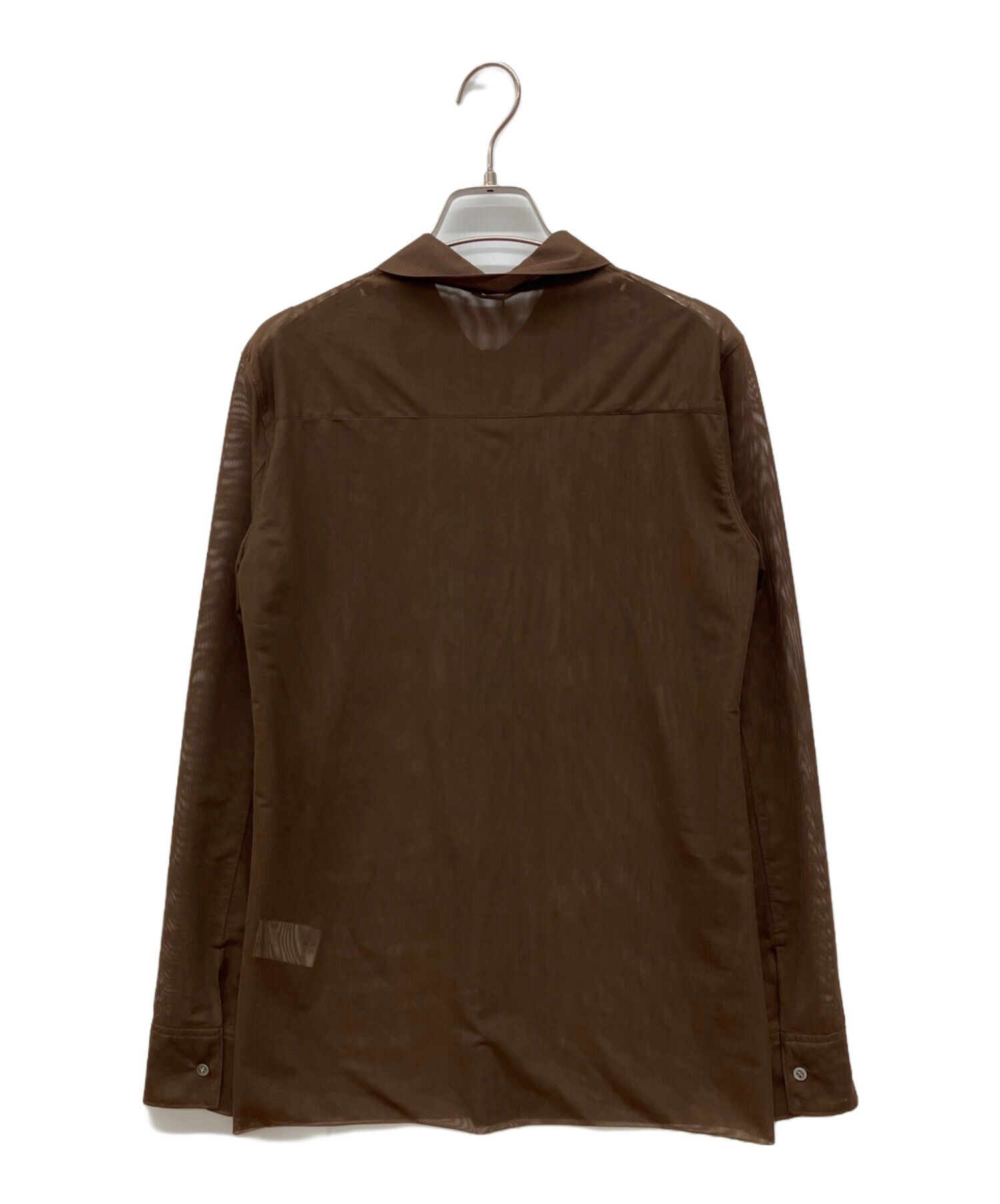 中古・古着通販】CLANE (クラネ) LAYERED SHEER SHIRTS レイヤード 