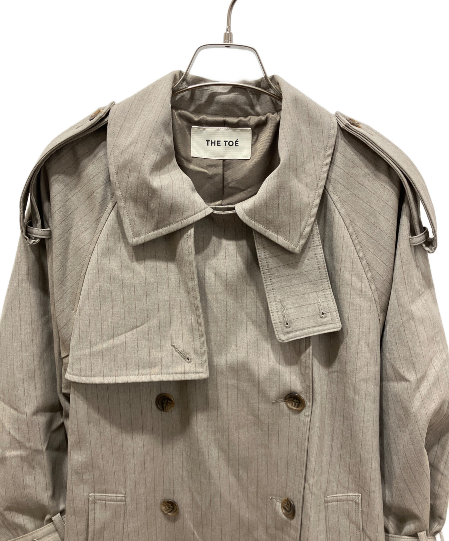 中古・古着通販】THE TOE (ザ・トゥー) Meteora Trench Coat ブラウン