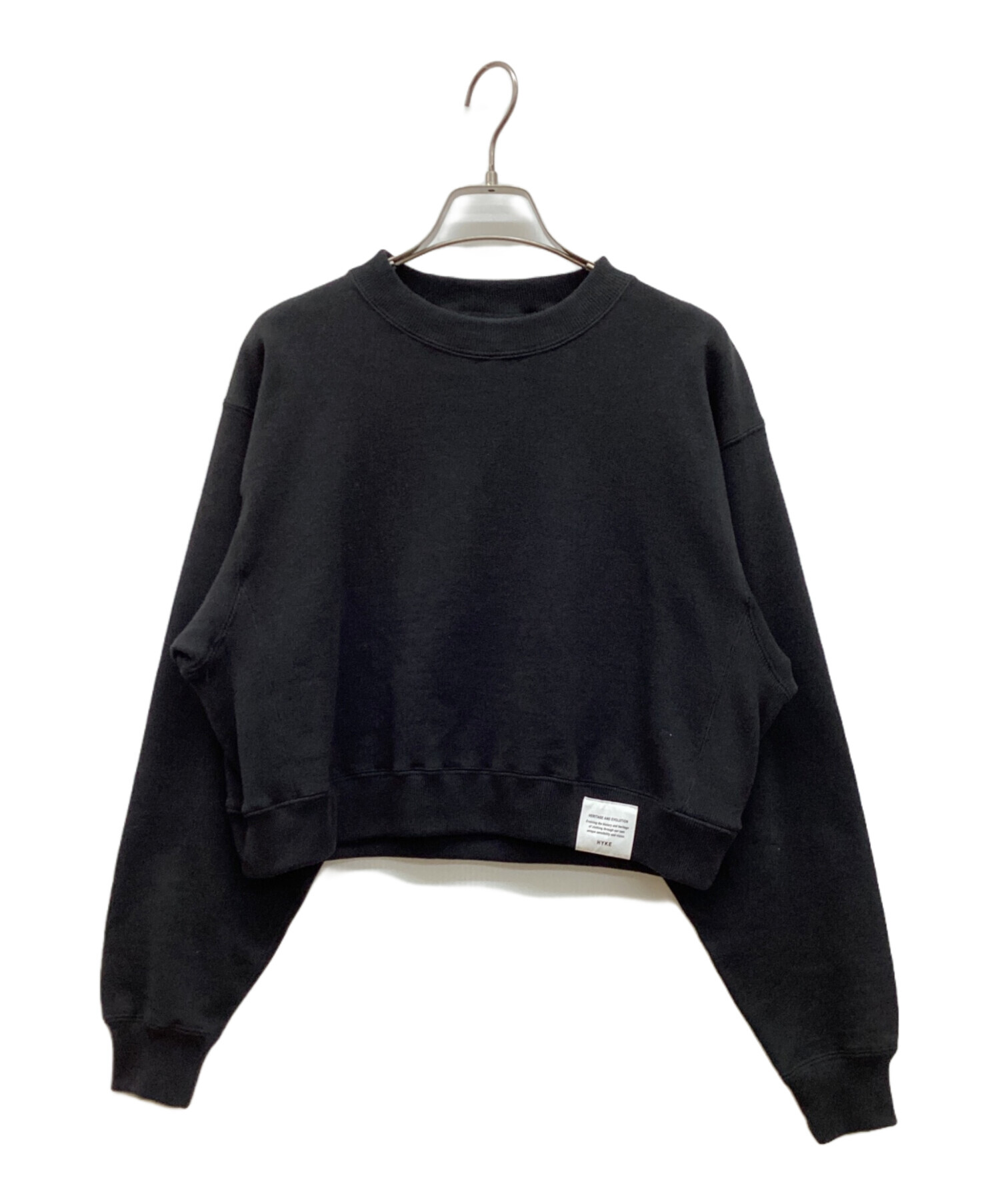 HYKE ハイクCROPPED SWEAT SHIRT スウェット 【公式通販】