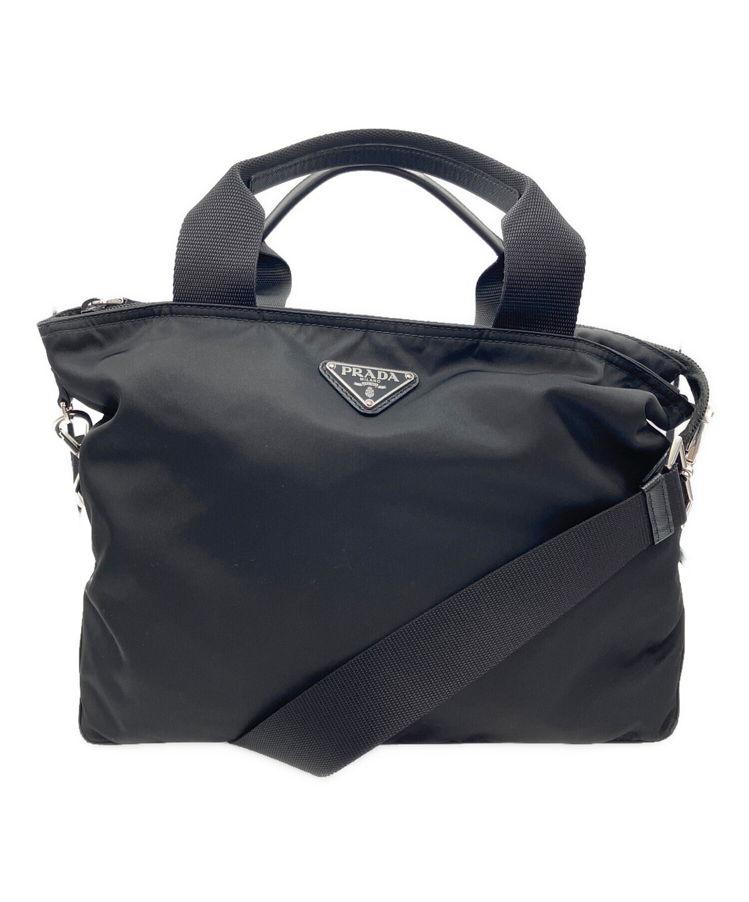 中古・古着通販】PRADA (プラダ) 2WAYバッグ ブラック｜ブランド・古着