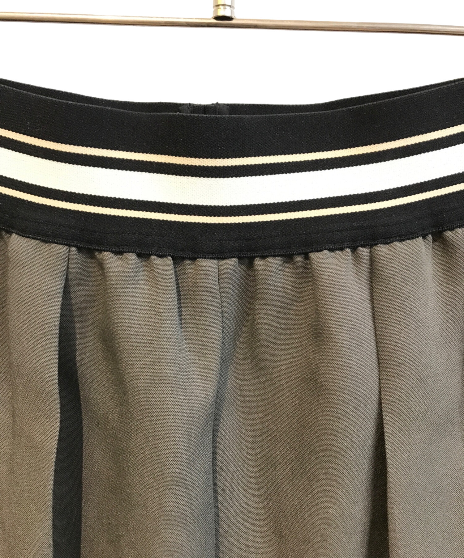 CINOH / ワイドパンツ/36/レーヨン/GRN/総柄/23SPT002 CINOH◇ワイドパンツ/36/レーヨン/GRN/総柄/23SPT002 CINOH(チノ