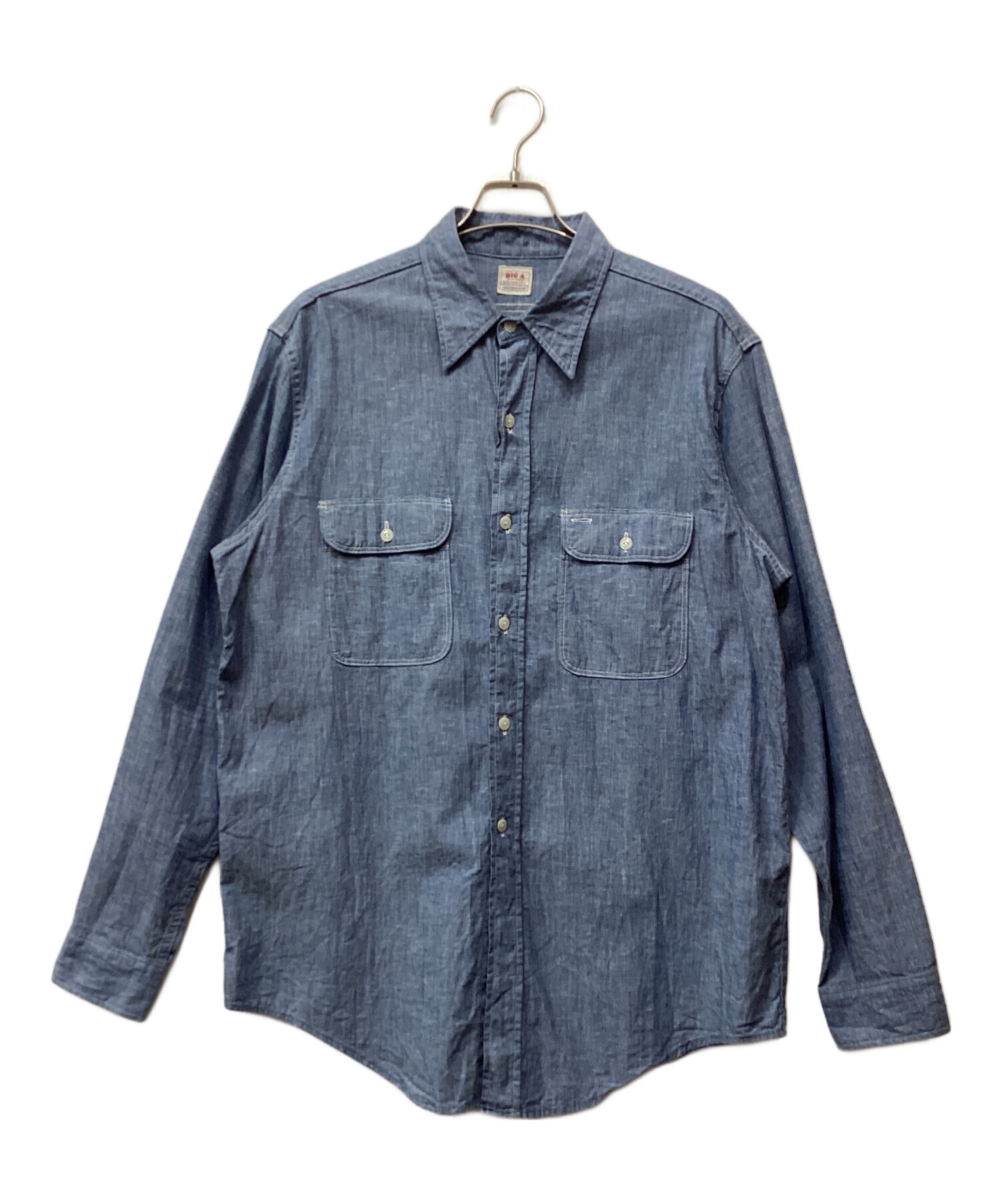 中古・古着通販】ANATOMICA (アナトミカ) BIG A SHIRT ブルー サイズ