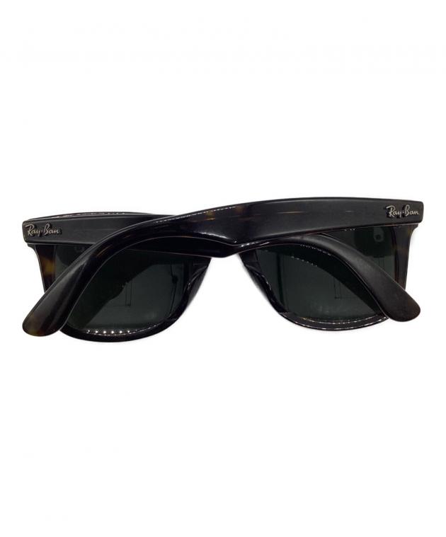 美品中古 Ray-Ban Wayfarer サングラス ブラック 中古・古着通販】RAY-BAN (レイバン) サングラス ブラック サイズ:52