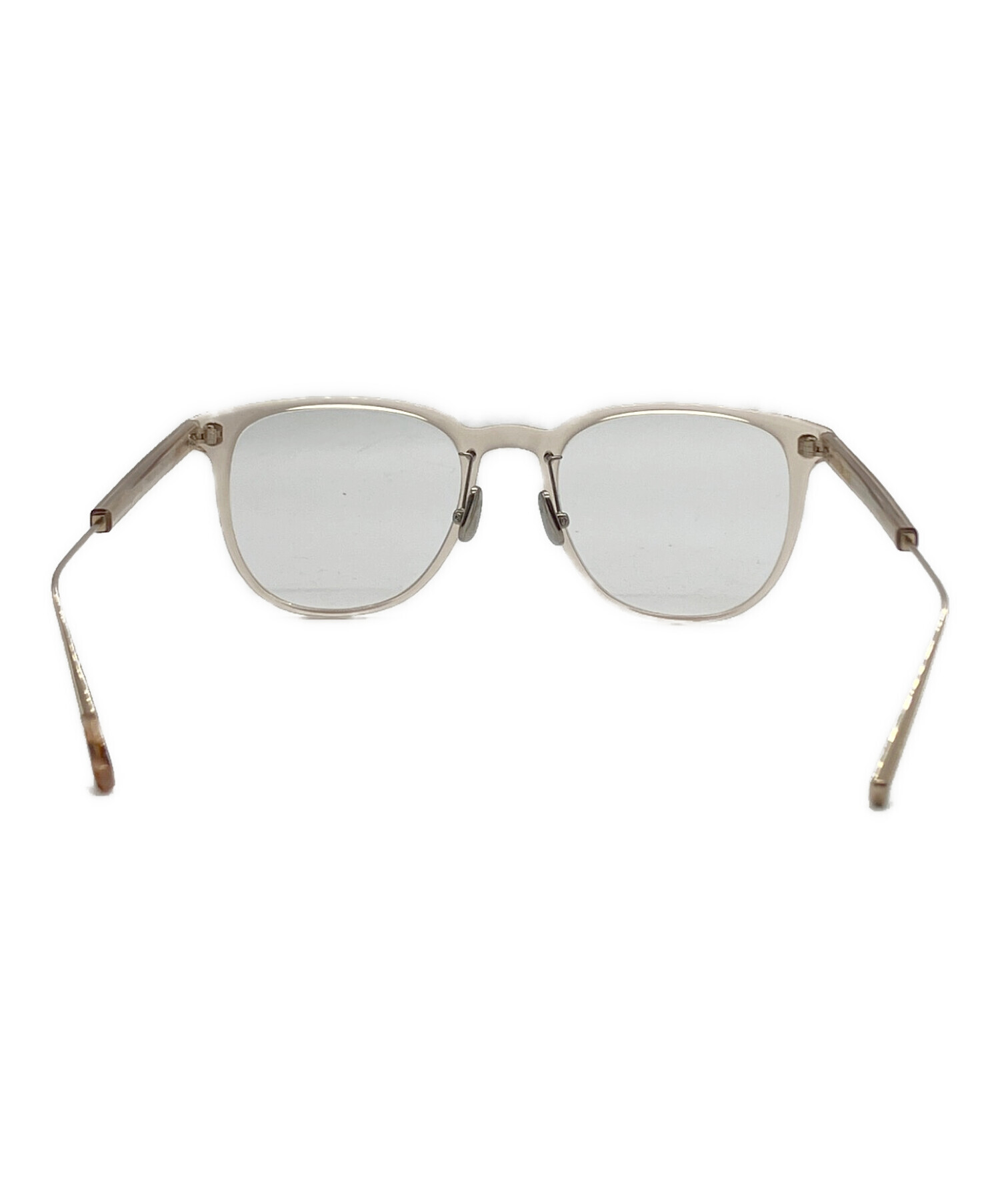 中古・古着通販】BLANC (ブラン) 伊達眼鏡 シャンパンゴールド サイズ