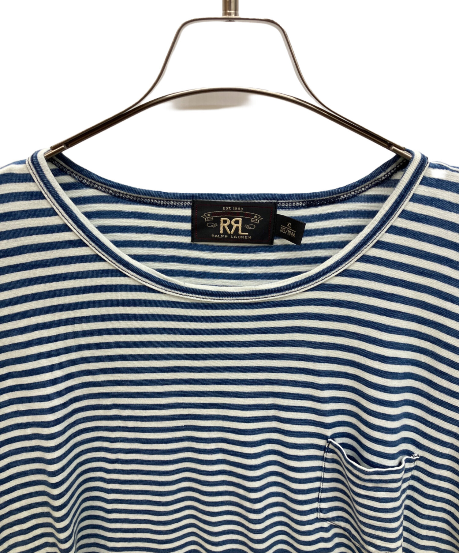 中古・古着通販RRL (ダブルアールエル) ボーダーTシャツ