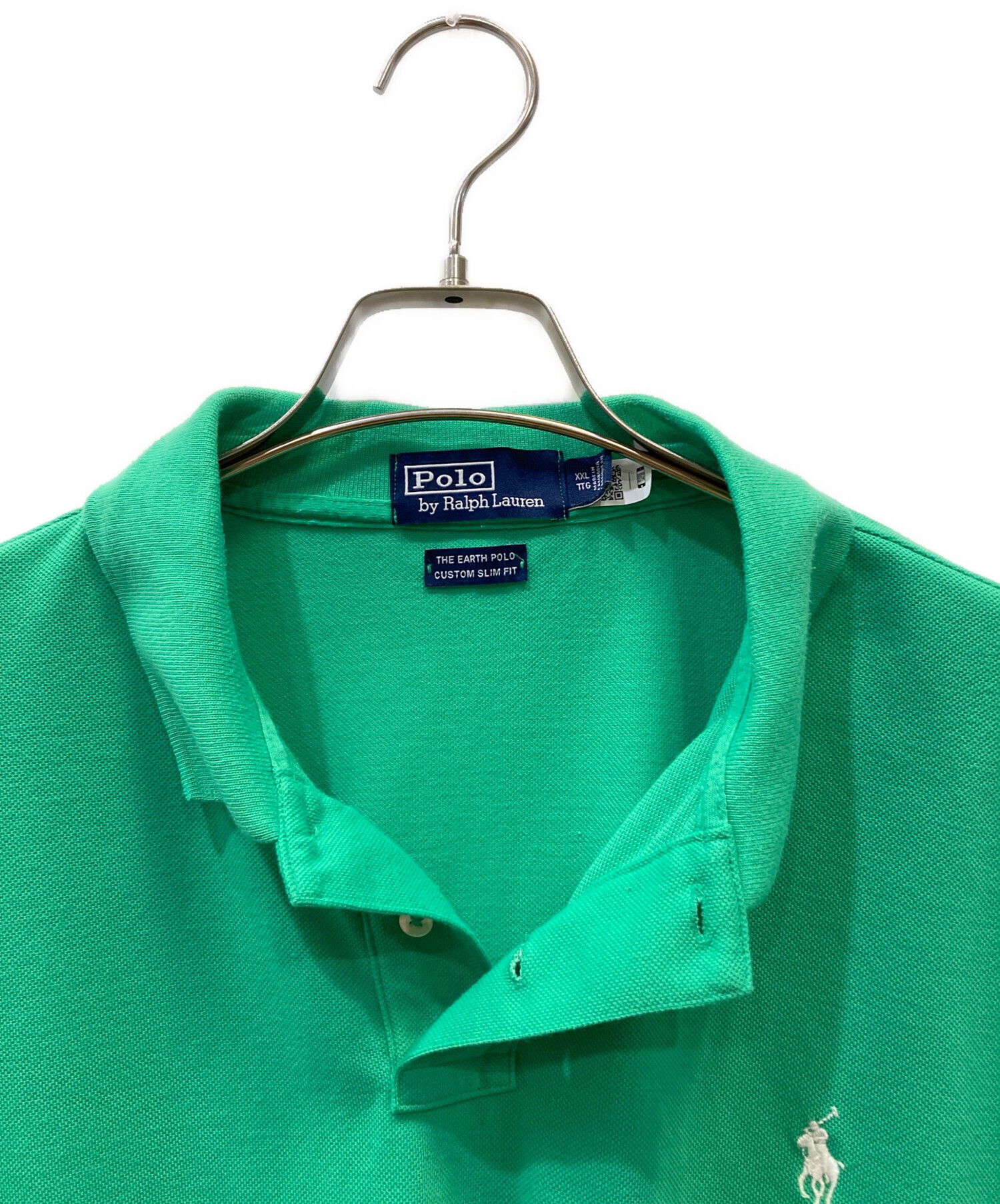 Polo Ralph Lauren ポロラルフローレン ポロシャツ XXL 緑 【古着】【中古】【送料無料】 中古・古着通販】POLO RALPH LAUREN (ポロ・ラルフローレン