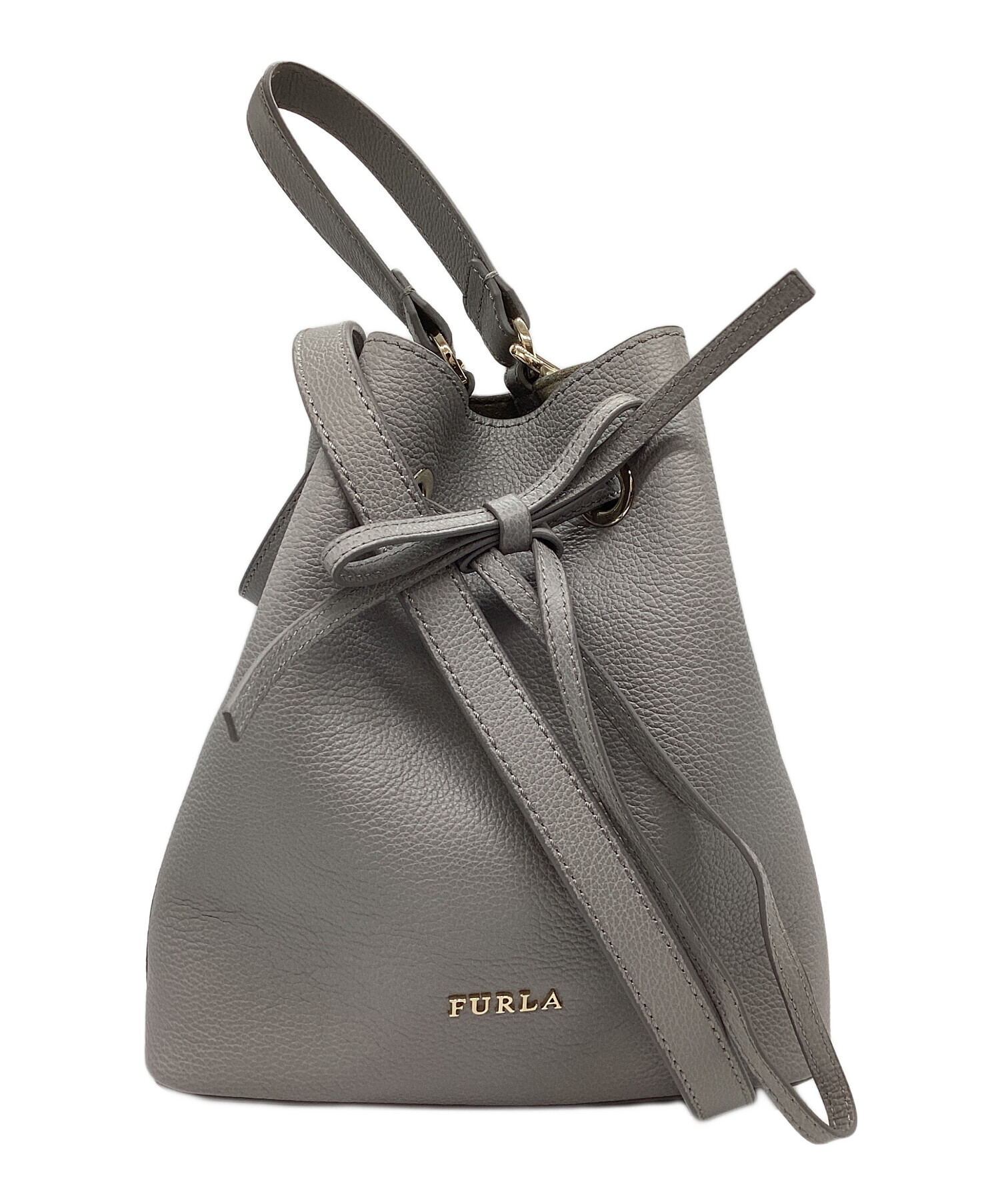 中古・古着通販】FURLA (フルラ) 巾着2WAYショルダーバッグ コンスタン