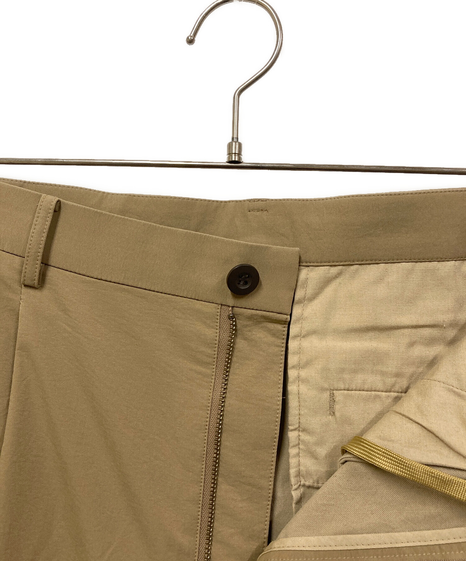 new balance ベージュ ストレートパンツ新品未使用Mサイズ 中古・古着通販】NEW BALANCE (ニューバランス) ワイドパンツ ベージュ