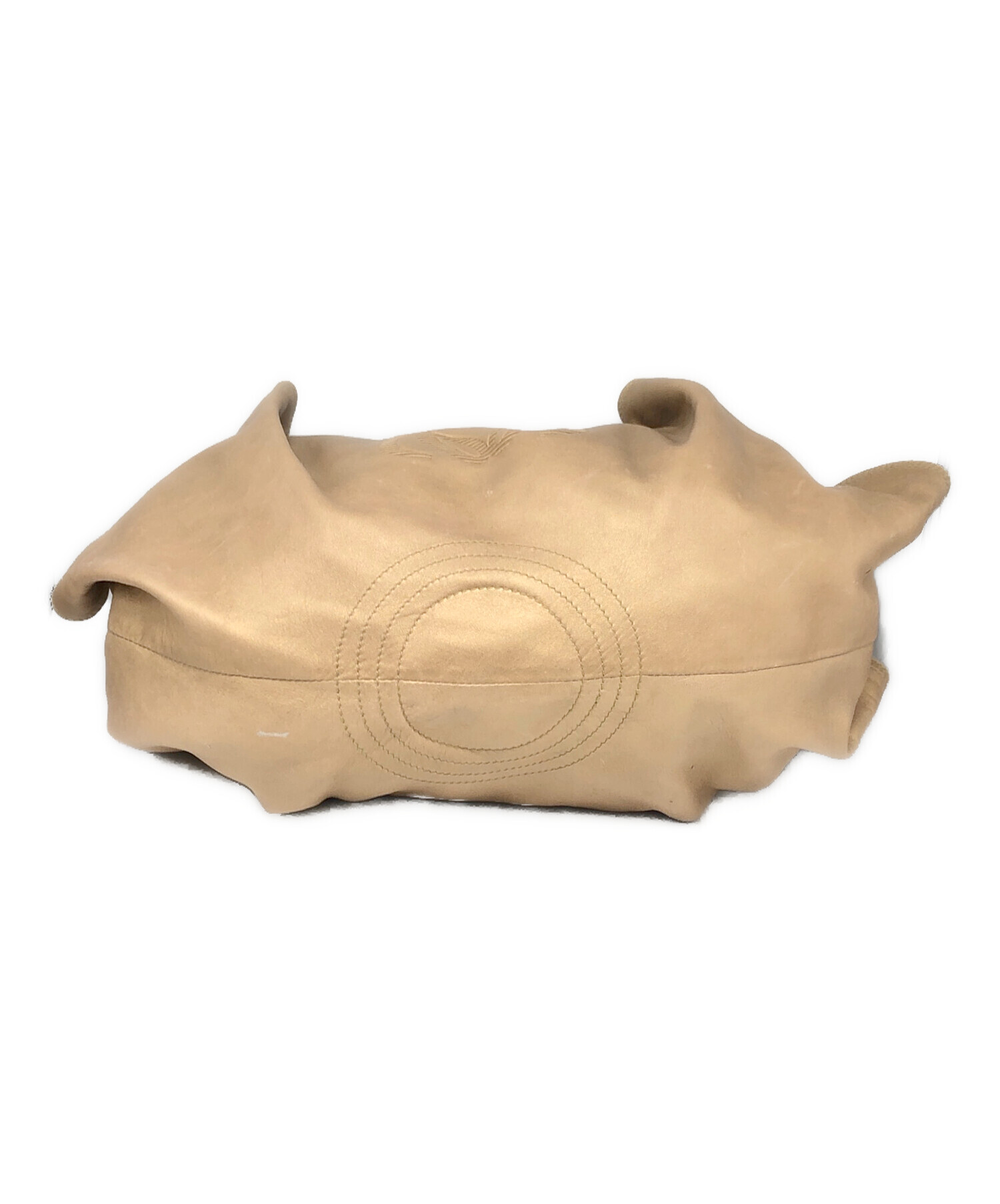 中古・古着通販】LOEWE (ロエベ) アナグラムハンドバッグ シャンパン 