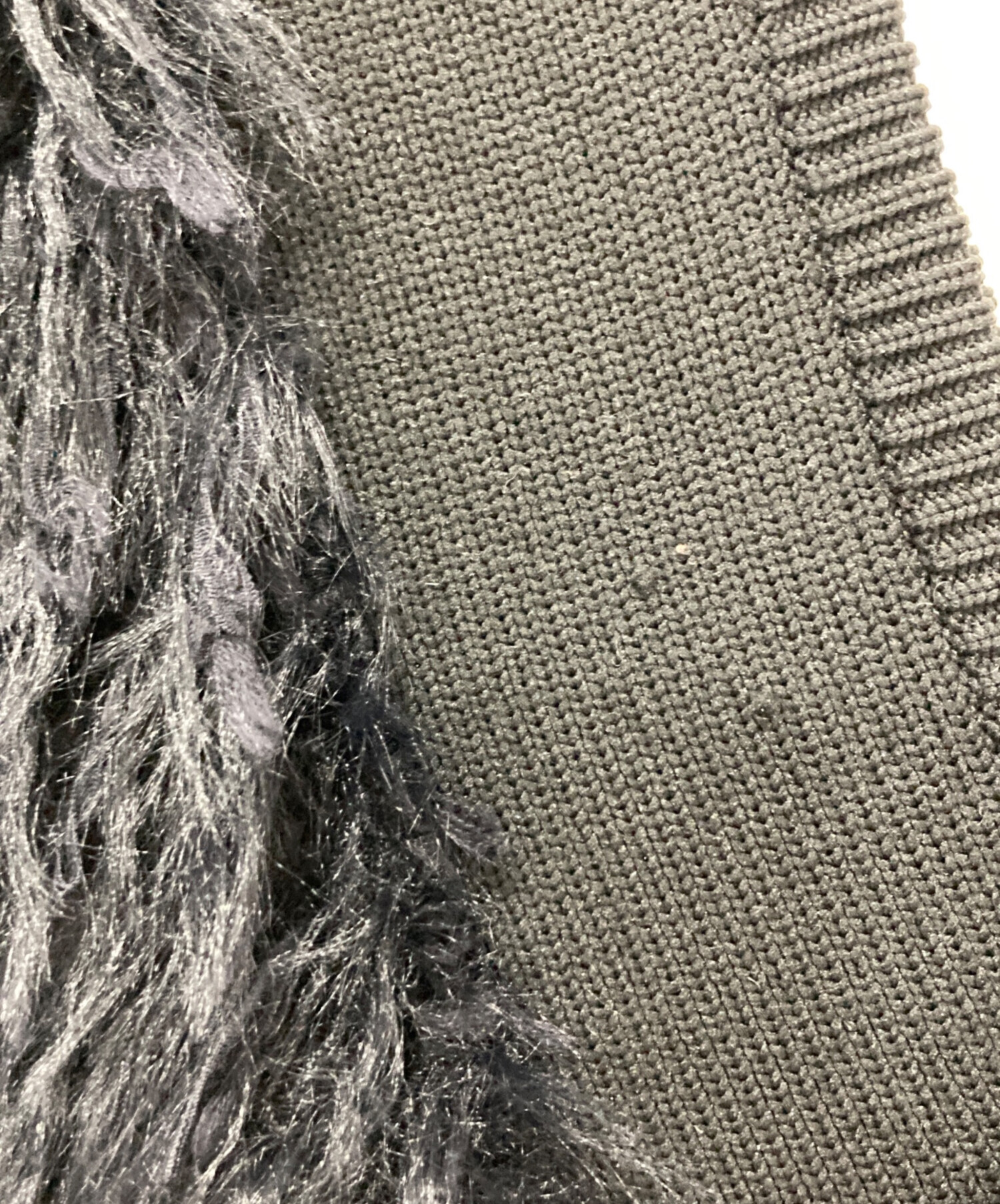 中古・古着通販】LEINWANDE (ラインヴァンド) ドッキングニットベスト