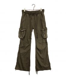 売切れました！☆ goa ゴア カーキ フレア カーゴパンツ ☆