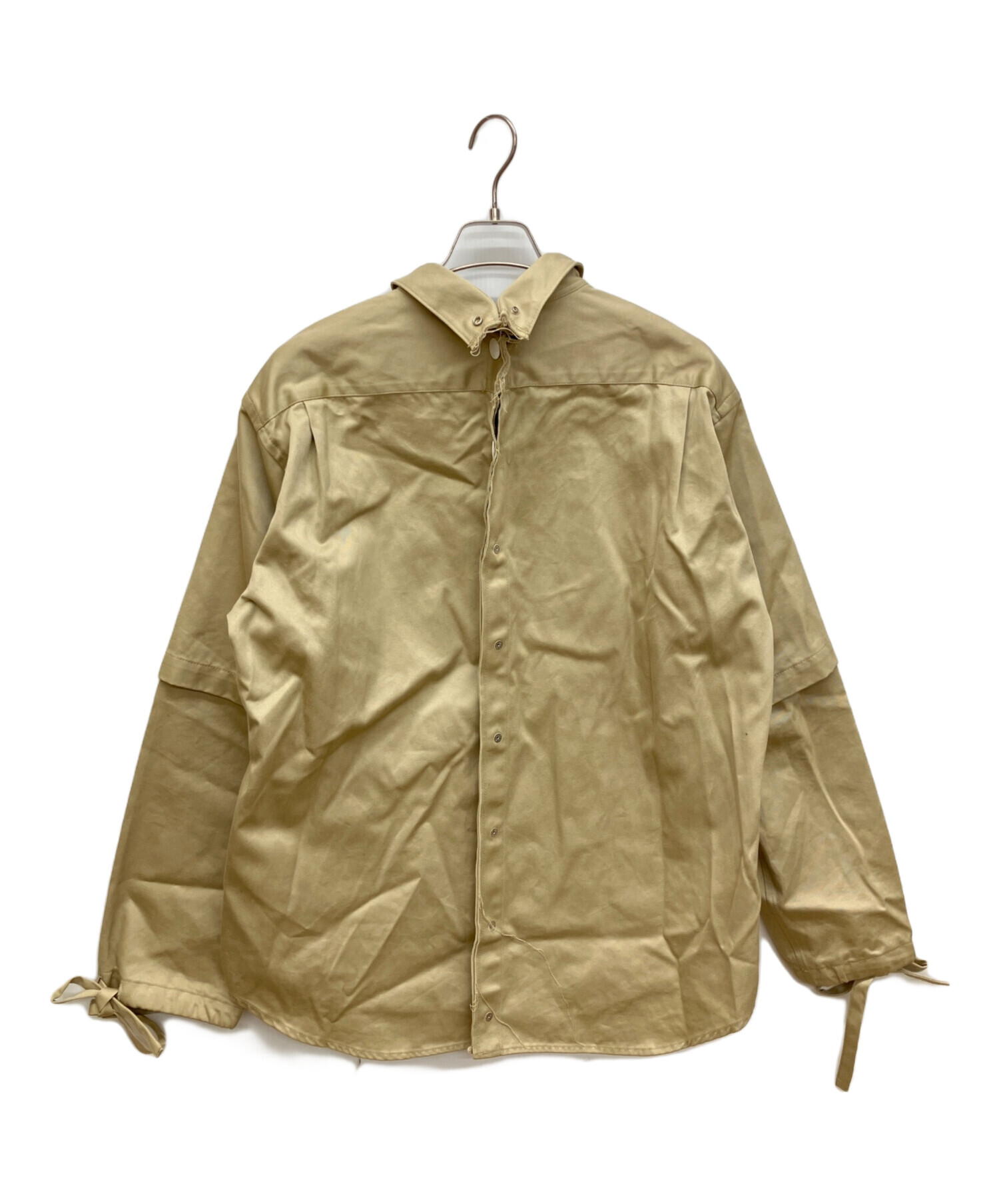 中古・古着通販】kudos (クードス) DOUBLE SLEEVE WORK SHIRTS ダブル