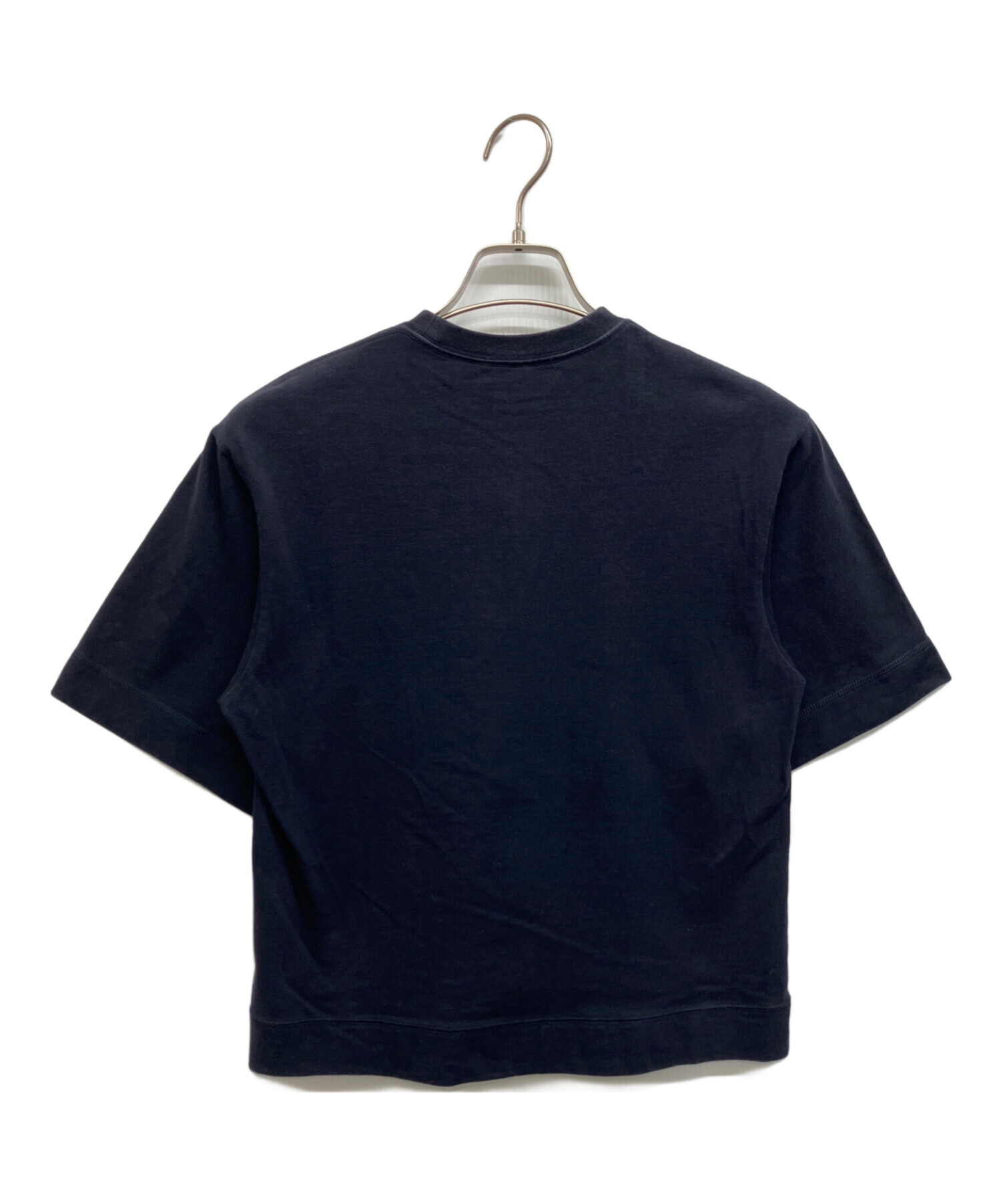 中古・古着通販】Drawer (ドゥロワー) プリントエンブレムTEE ネイビー 