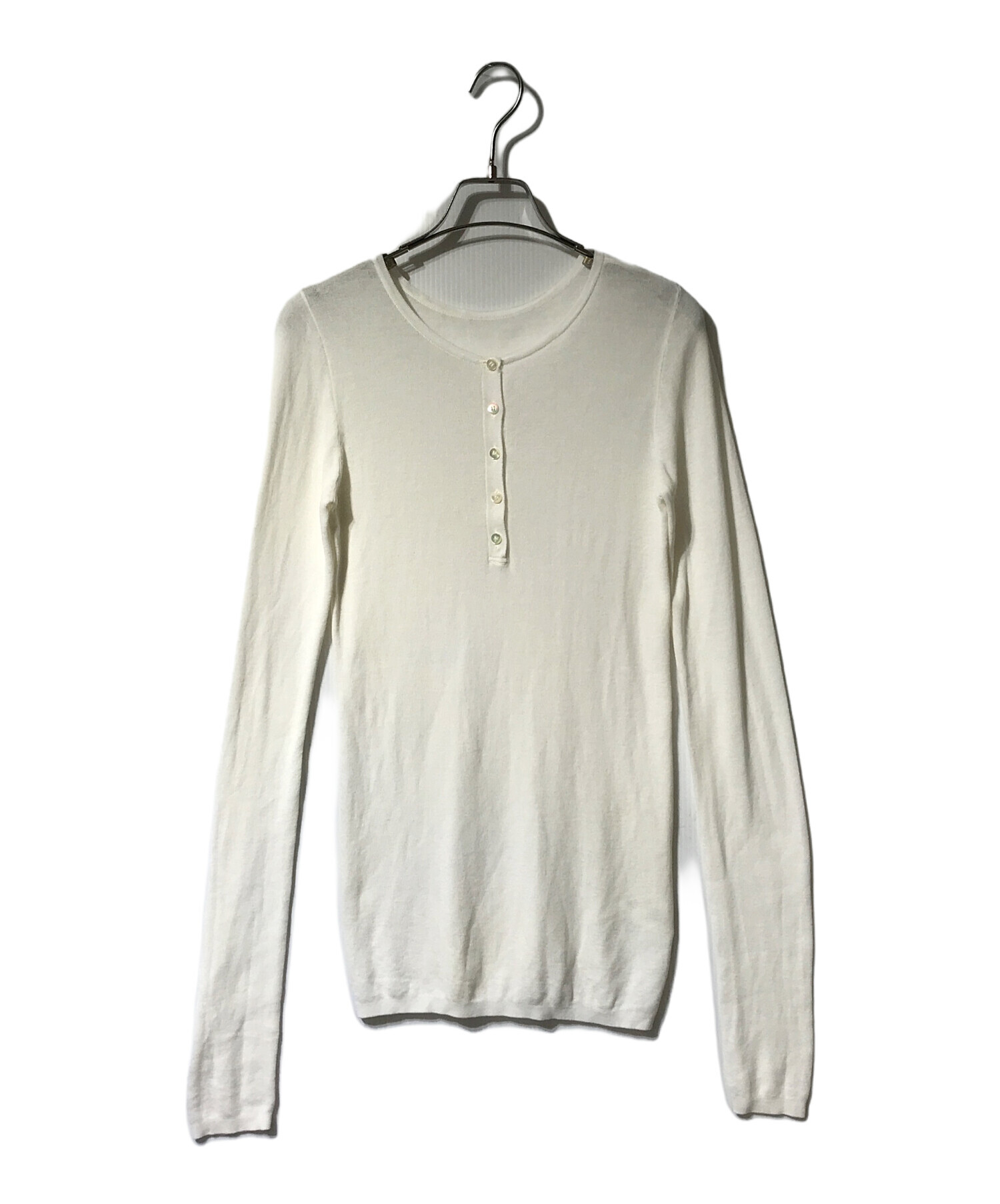 中古・古着通販】GOOD GRIEF! (グッドグリーフ) HENLEY RIB KNIT TOP